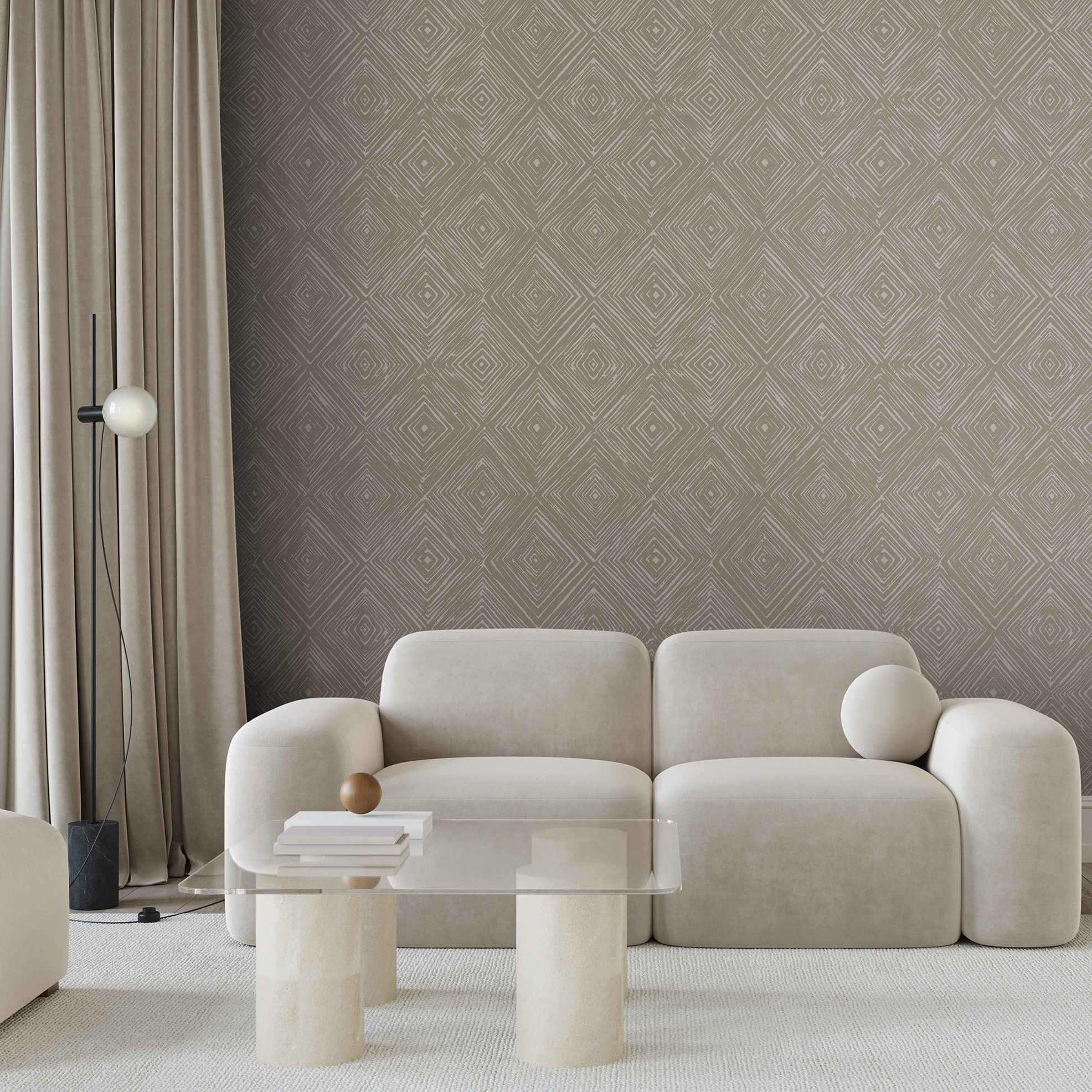 Hohenberger Vliestapete Chalk Diamond Stone 65515