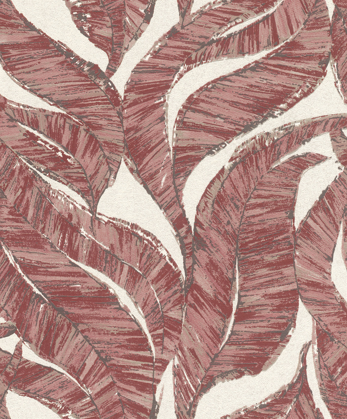 Rasch Vliestapete Welcome Home Rot-Dunkelrot Blätter 653441 Rasch Vliestapete Welcome Home Rot-Dunkelrot Blätter 653441