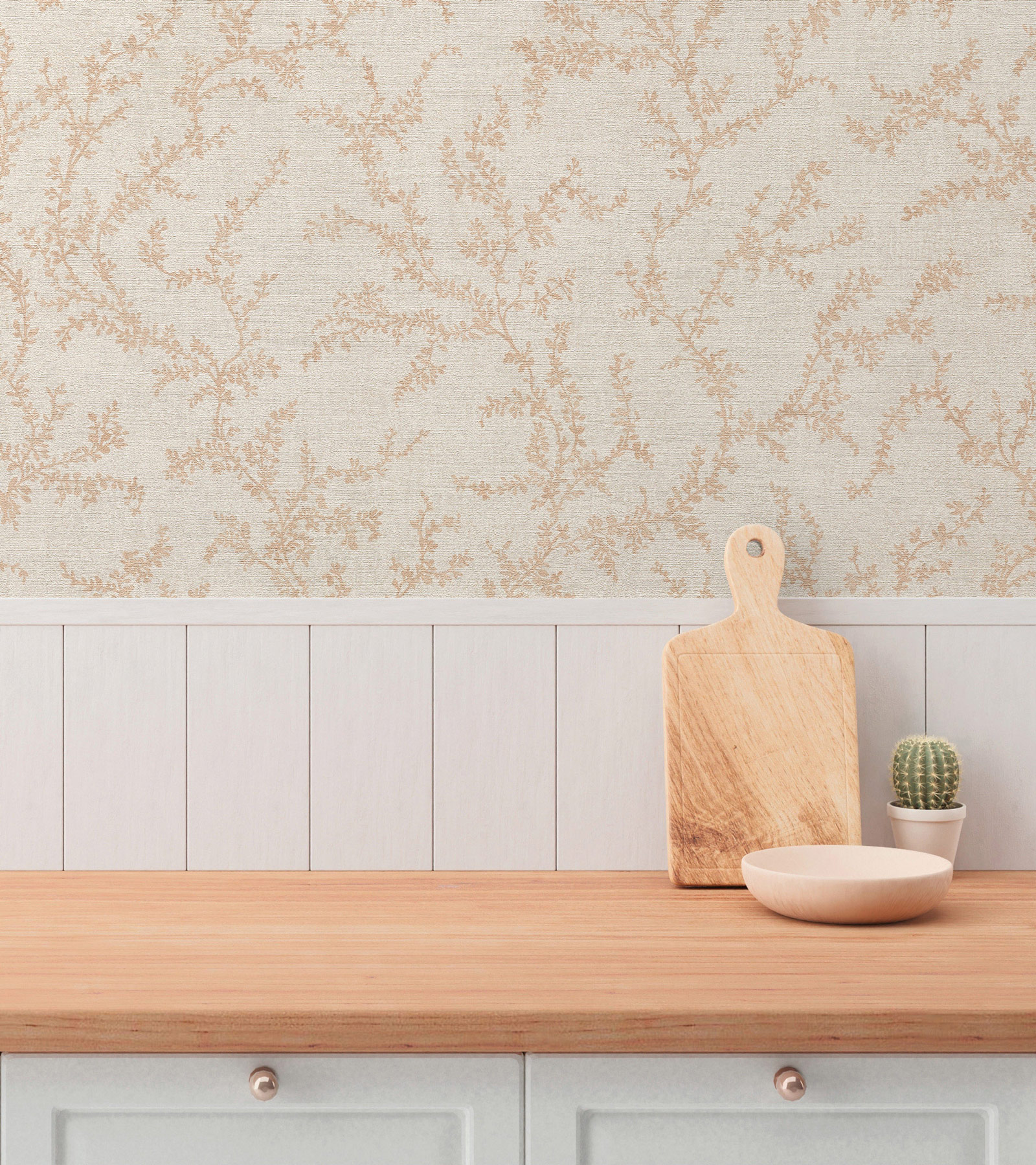 AS Vliestapete Hygge 3 Natur Creme 790901