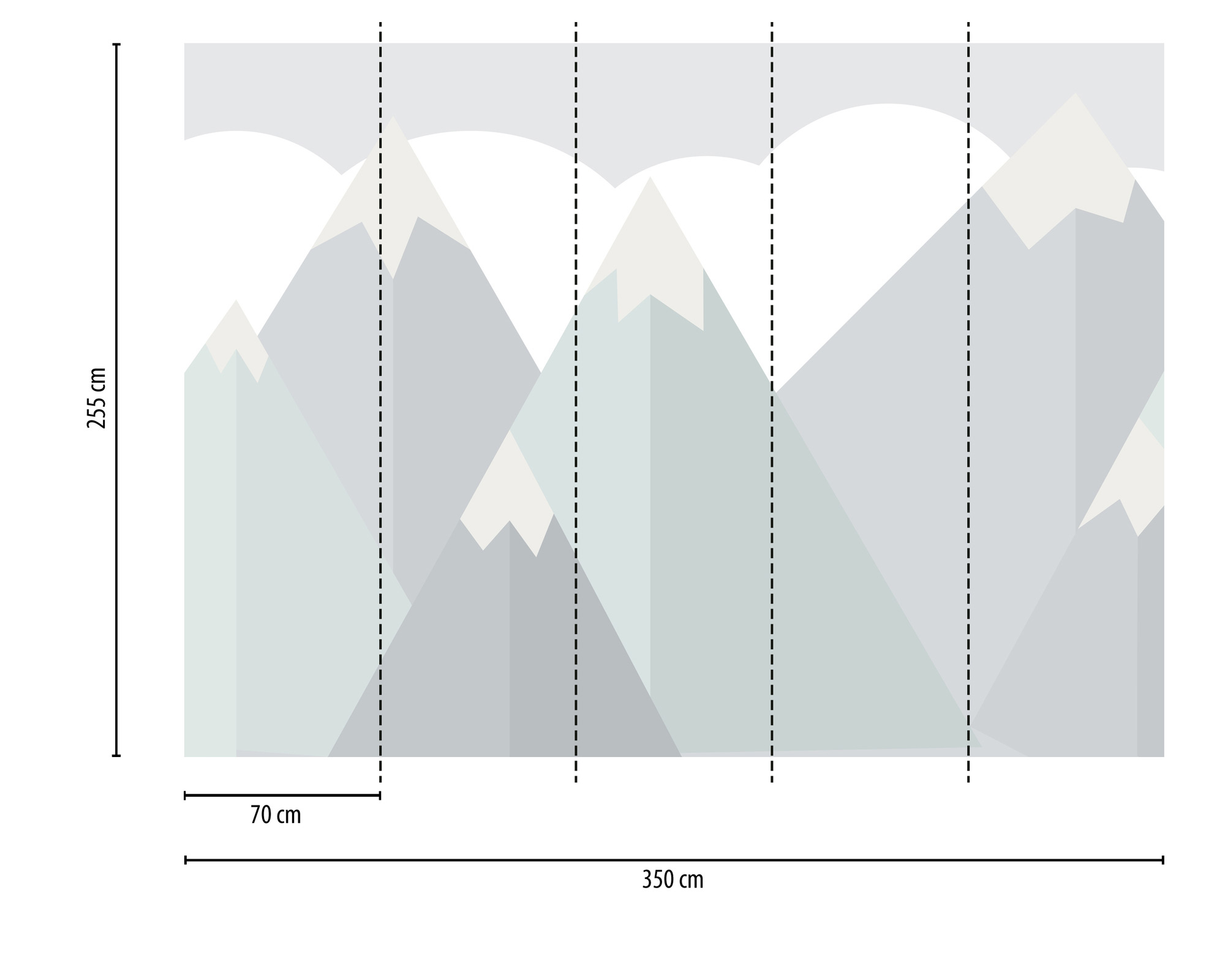 AS Fototapete Designwalls 2 Berge Kinderzimmer DD123602