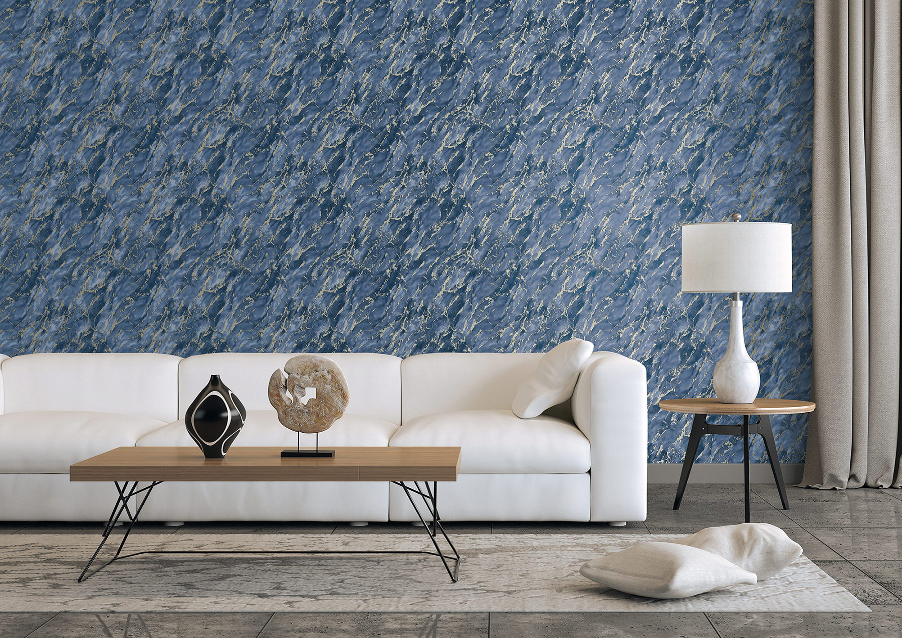 Essener Vliestapete Special FX 2 blau G68093