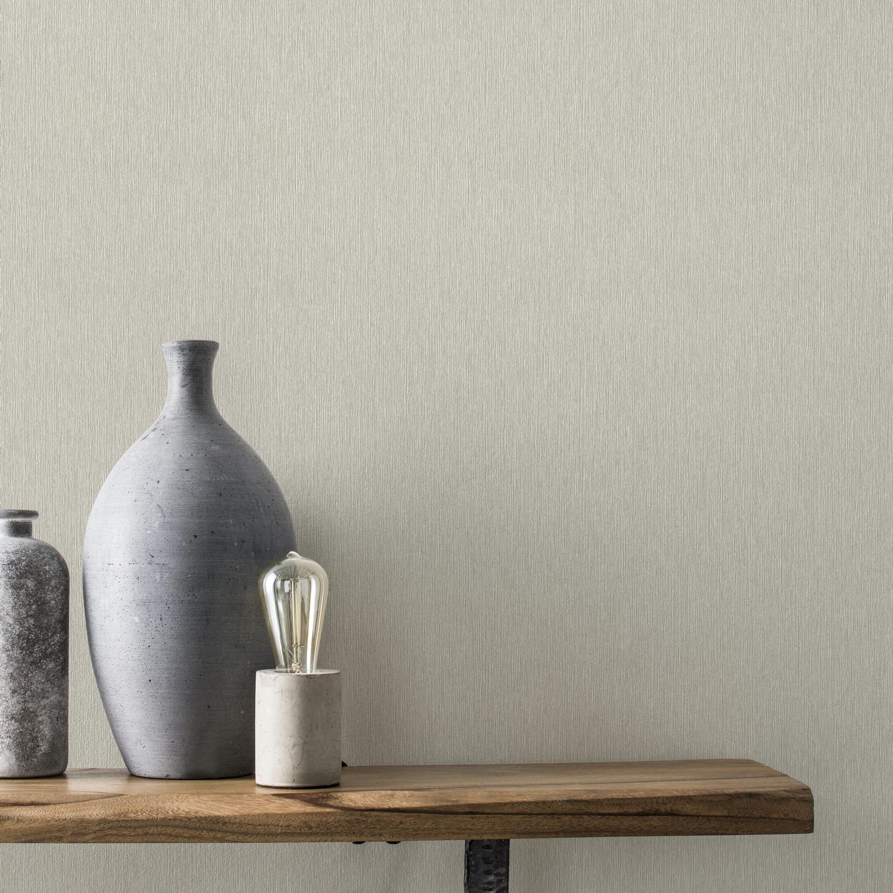 Rasch Vliestapete Incanto Unitapete grau 608663