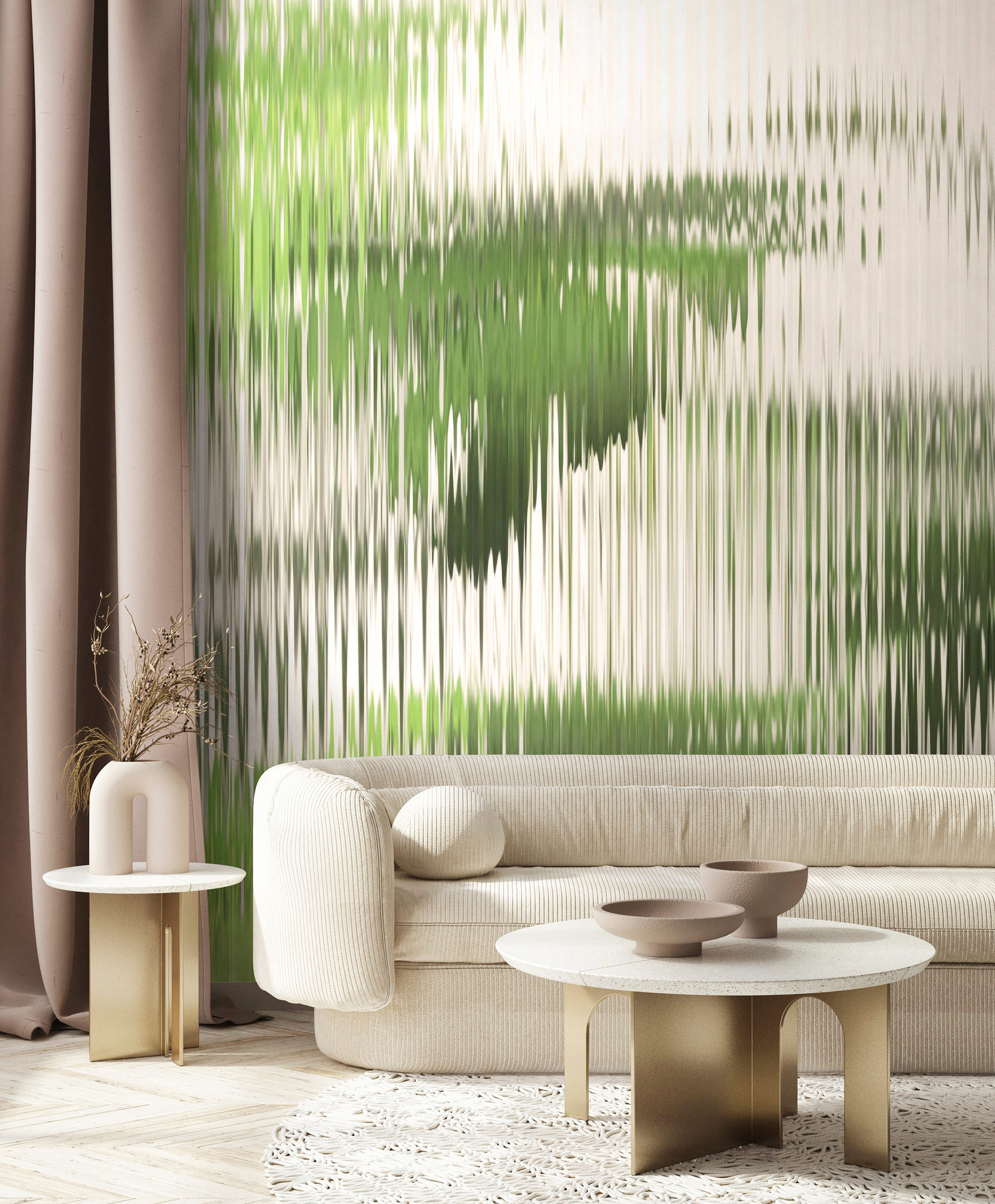 AS Fototapete Walls by Patel 5 Blätter Grün DD134975