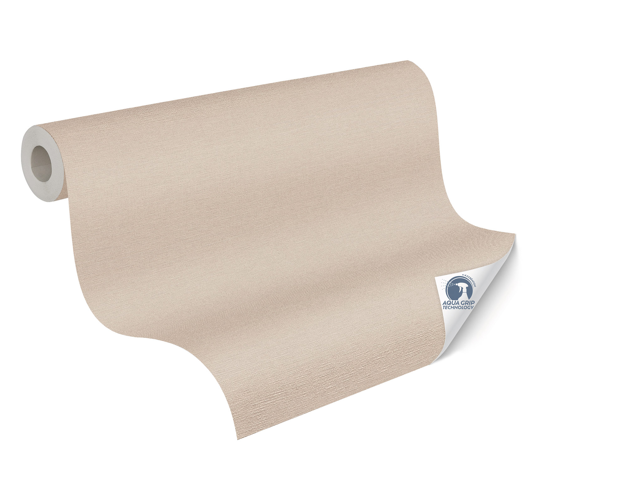 AS Vliestapete Cosiness Designdrop 2 Unitapete Beige 792435