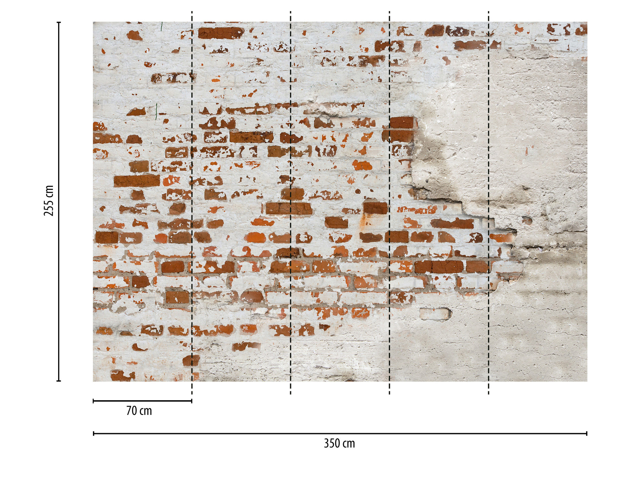 AS Fototapete Designwalls 2 Backstein Stein DD123652