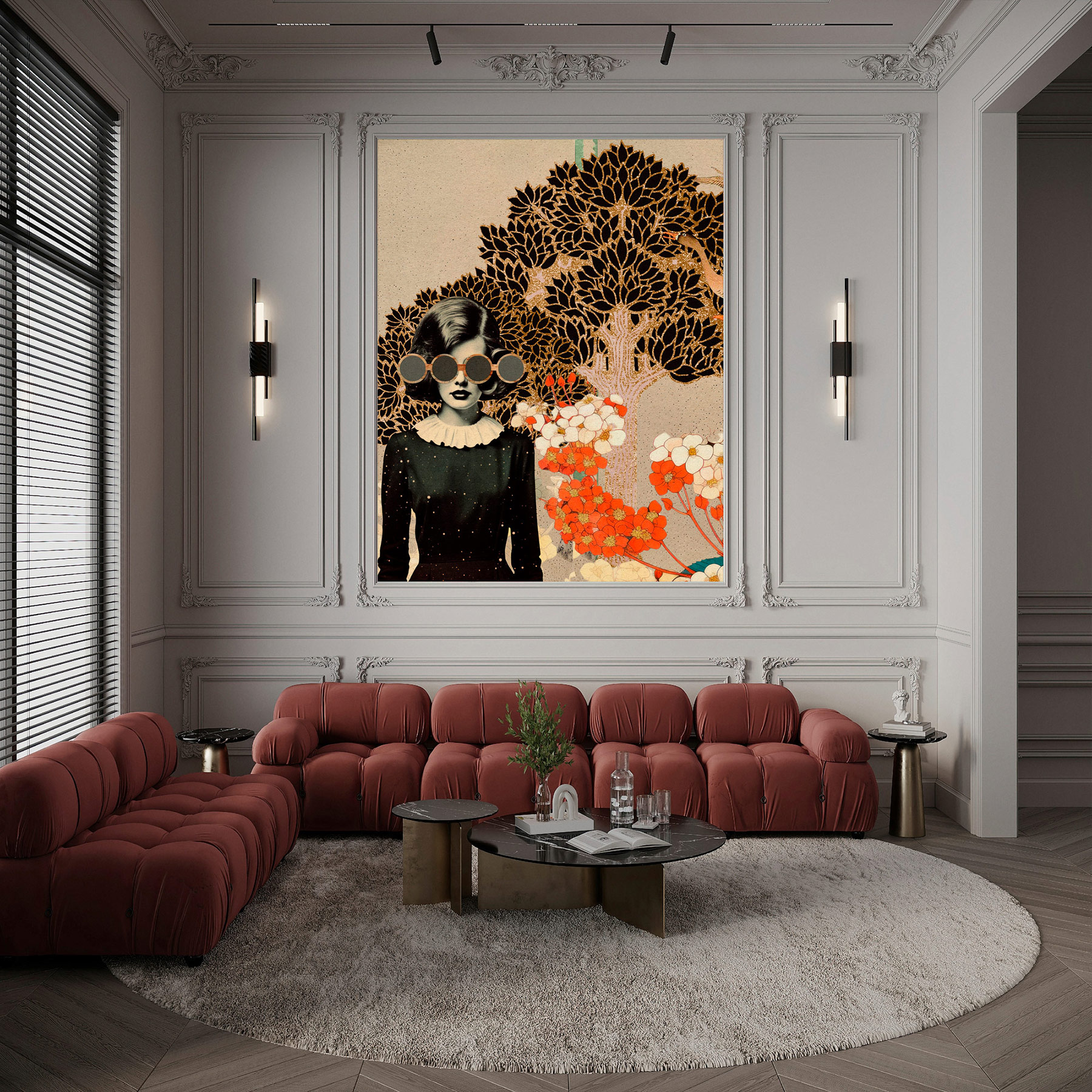 AS Fototapete Walls by Patel 5 Pflanzen Beige DD134381