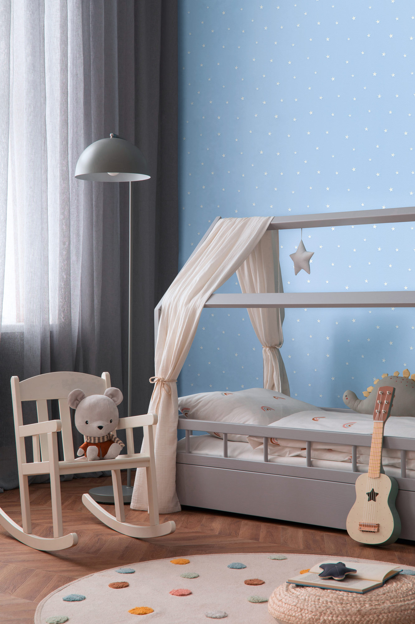 AS Vliestapete Kids Studio Kinderzimmertapete Blau 792611