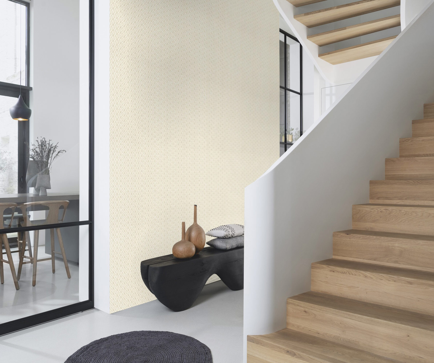 Rasch Vliestapete Beachhouse Beige 410655