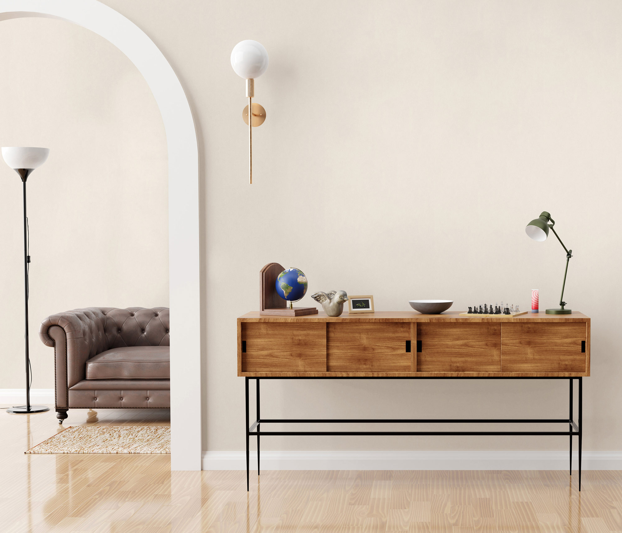 Erismann Vliestapete Versailles Unitapete creme 1028114