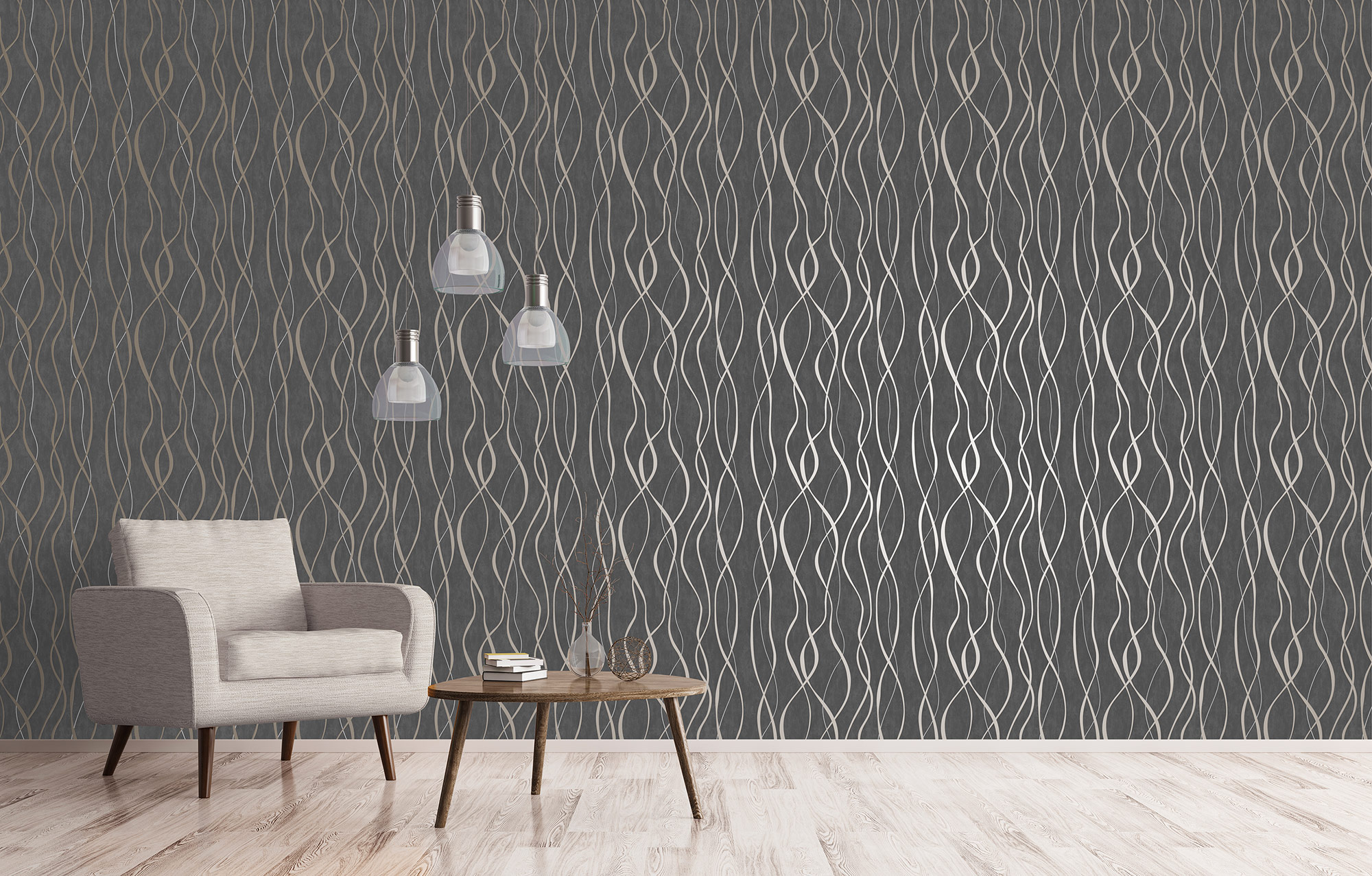 Essener Vliestapete Special FX 2 Silbergrau G67737