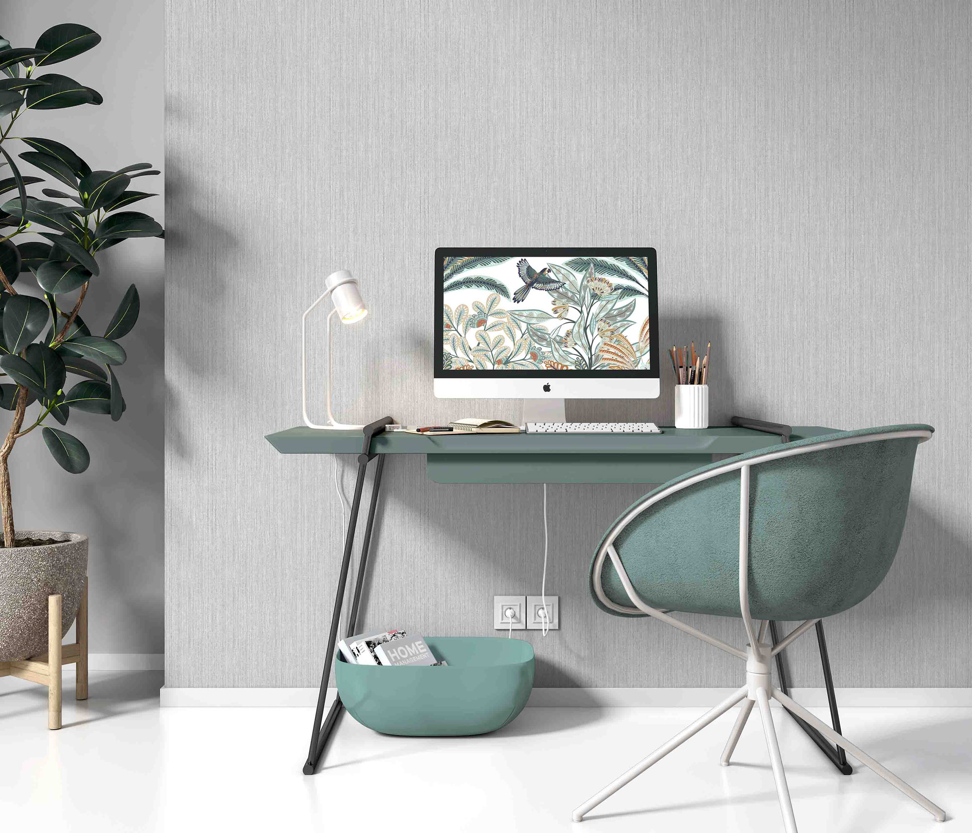 Erismann Vliestapete Pure Harmony grau 1059010