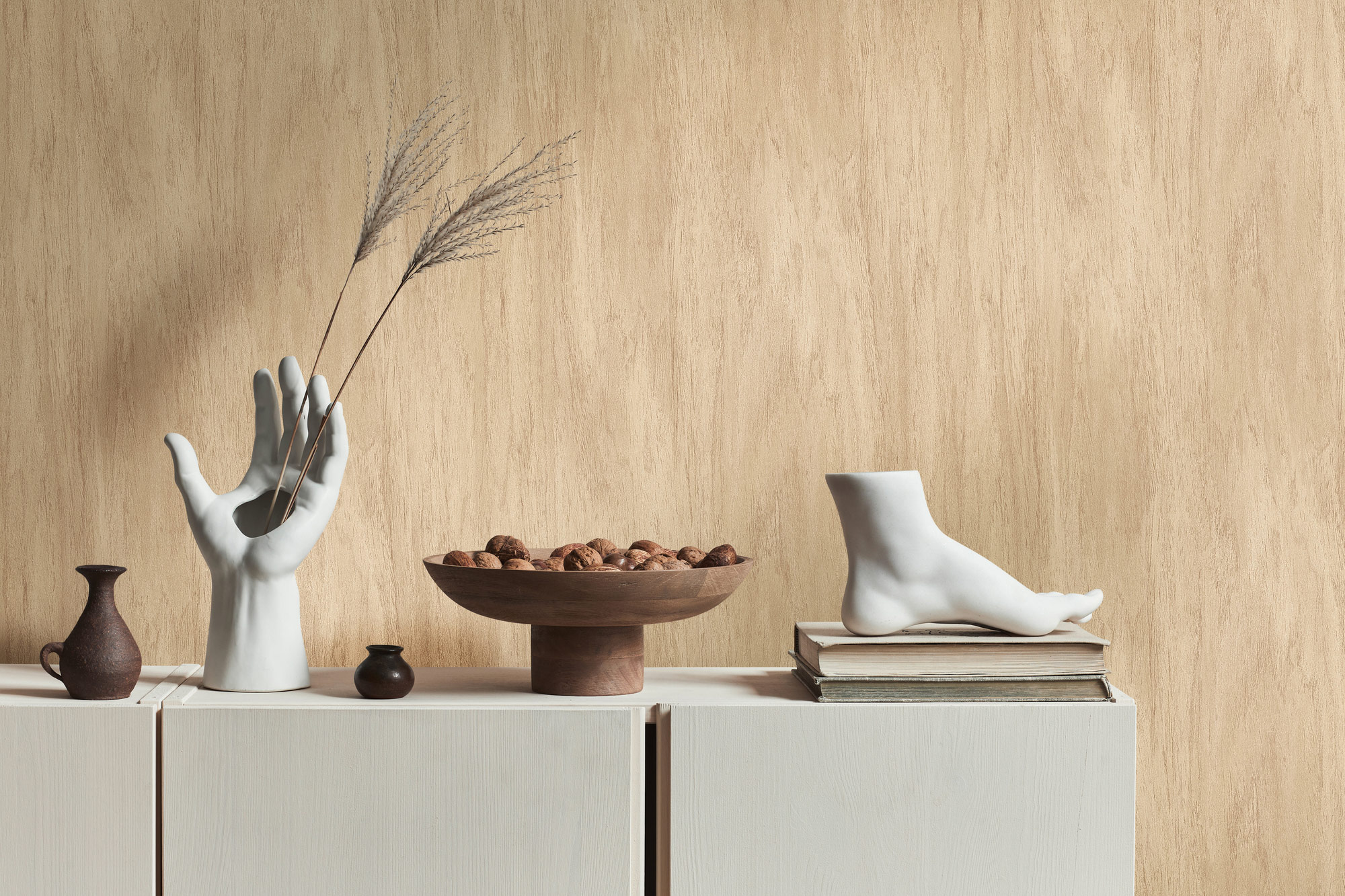 AS Vliestapete French Affair Holz Beige 398012