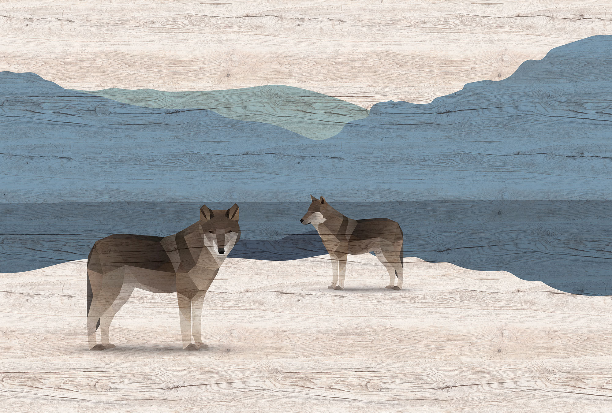 AS Fototapete Walls by Patel 3 Wolf DD122892