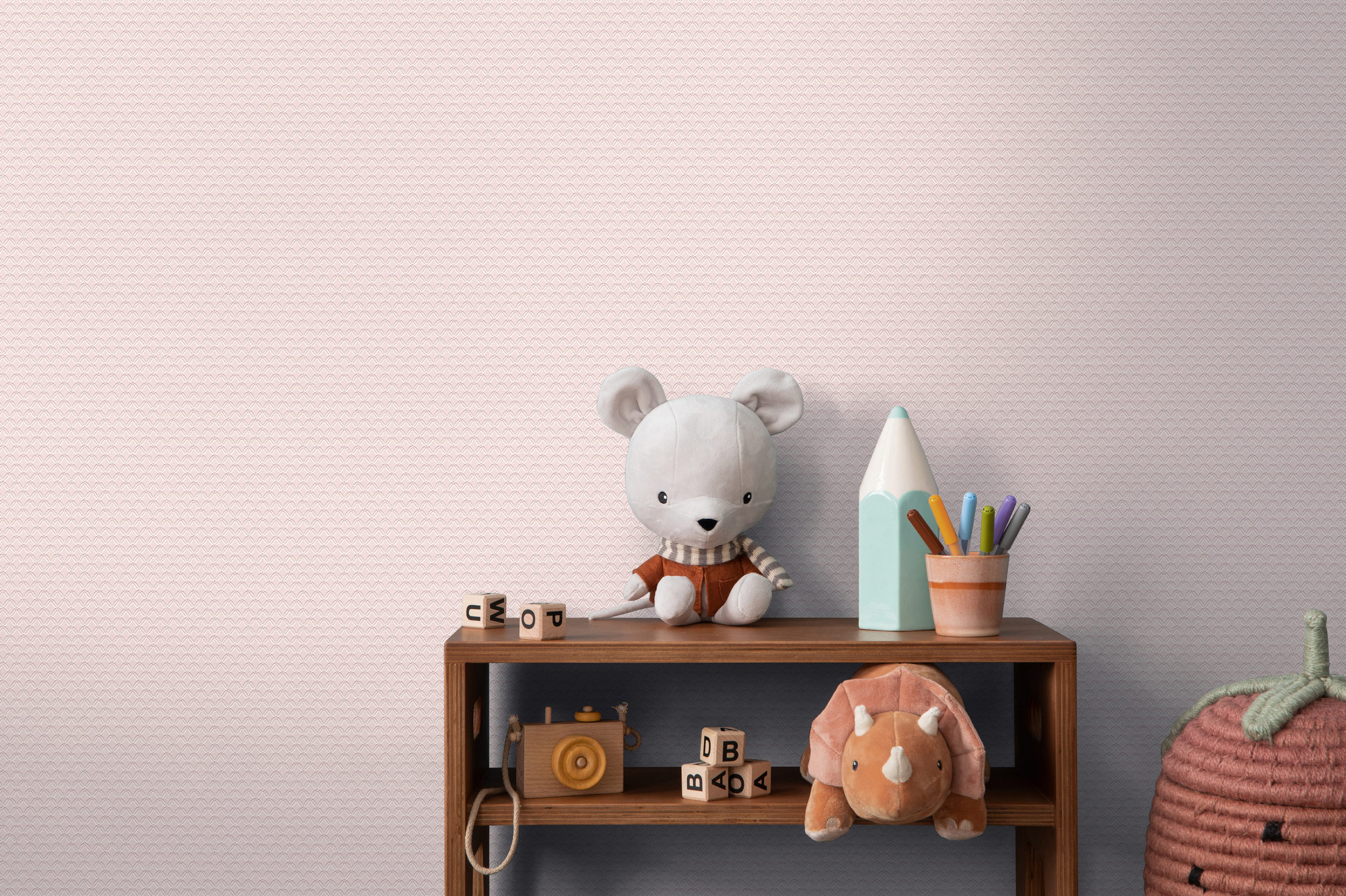 AS Vliestapete Kids Studio Grafik Rosa 368976
