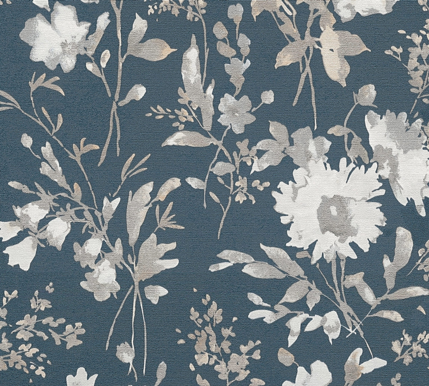 AS Vliestapete CosmoLiving Blumen Blau 790615