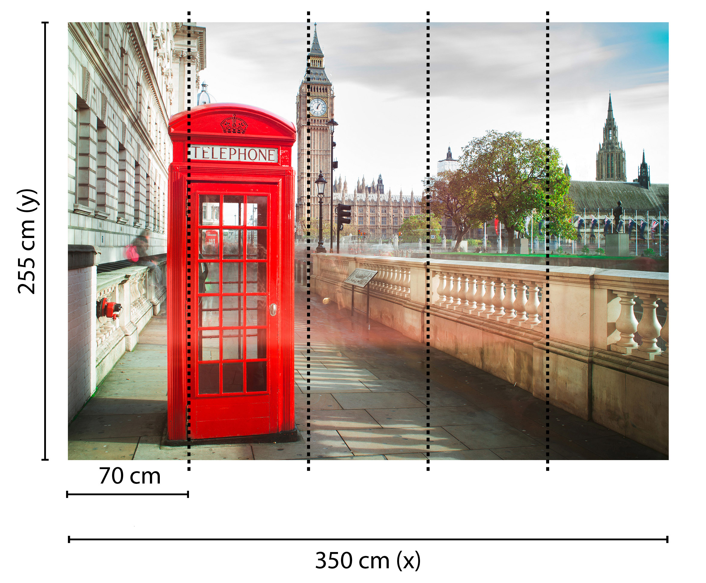 AS Fototapete Designwalls Phone Booth DD118686