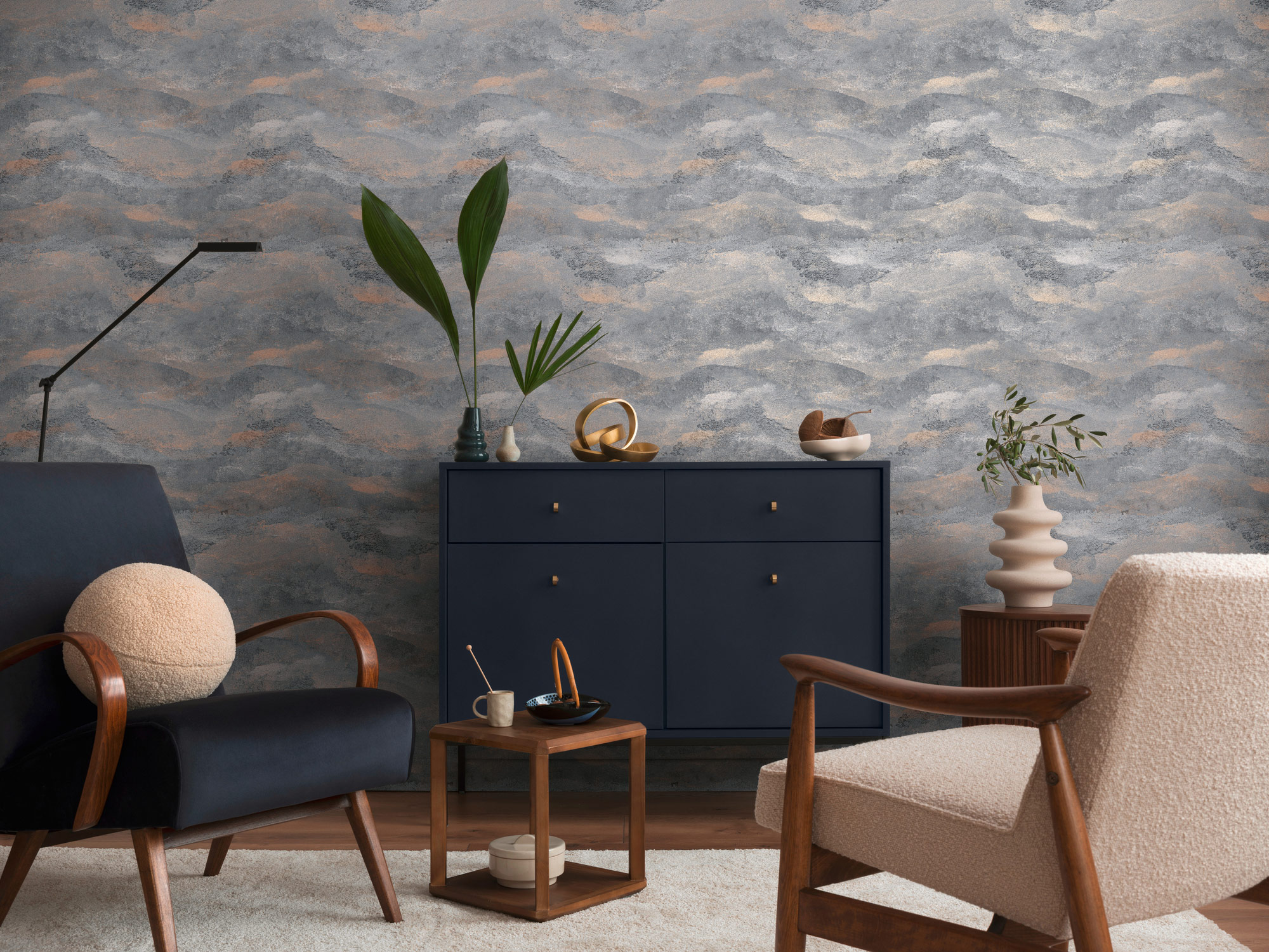 AS Vliestapete MS Hot Spots Abstrakt Schwarz 786562