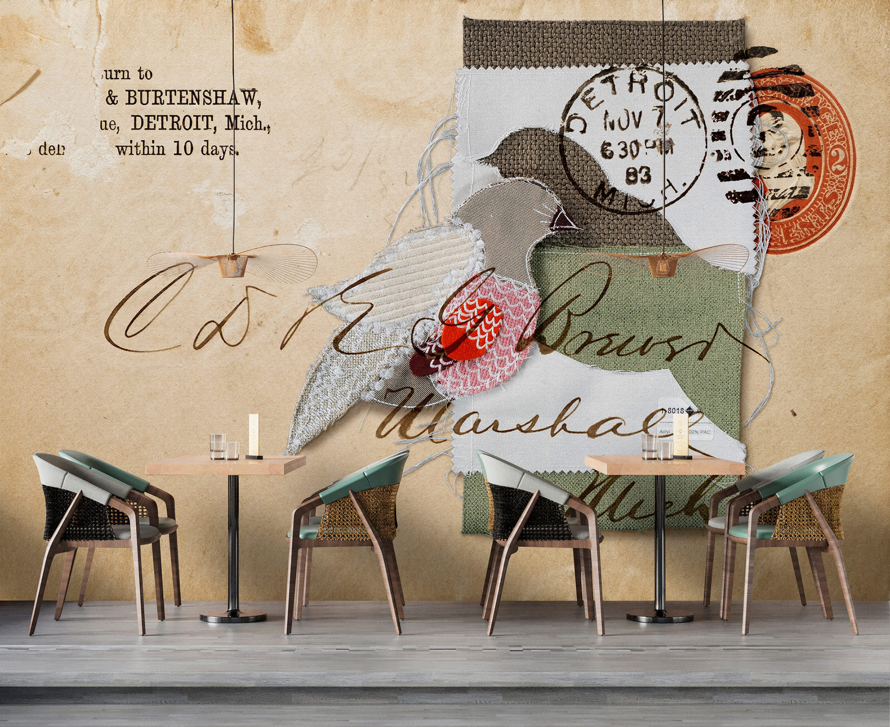 AS Fototapete Walls by Patel 5 Brief Beige DD134357