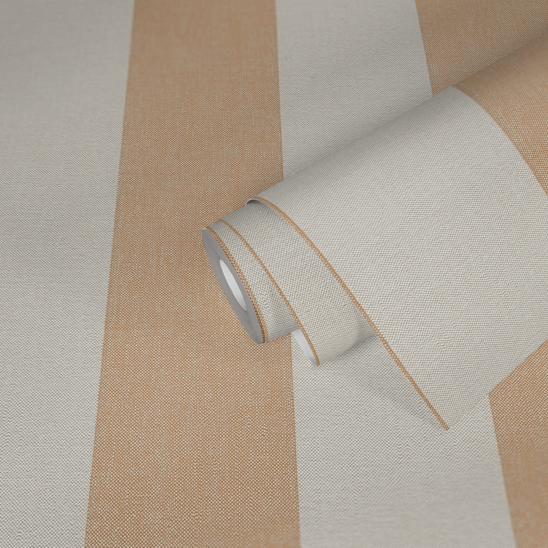 AS Vliestapete Pure Elegance Streifen Orange 397942