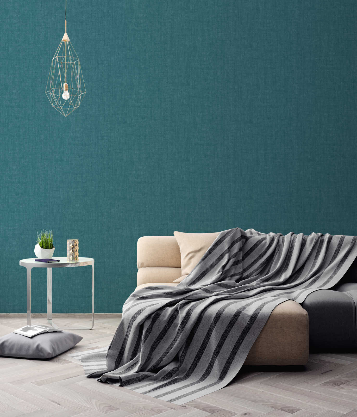 AS Creation Vliestapete Geo Effect blau 385969