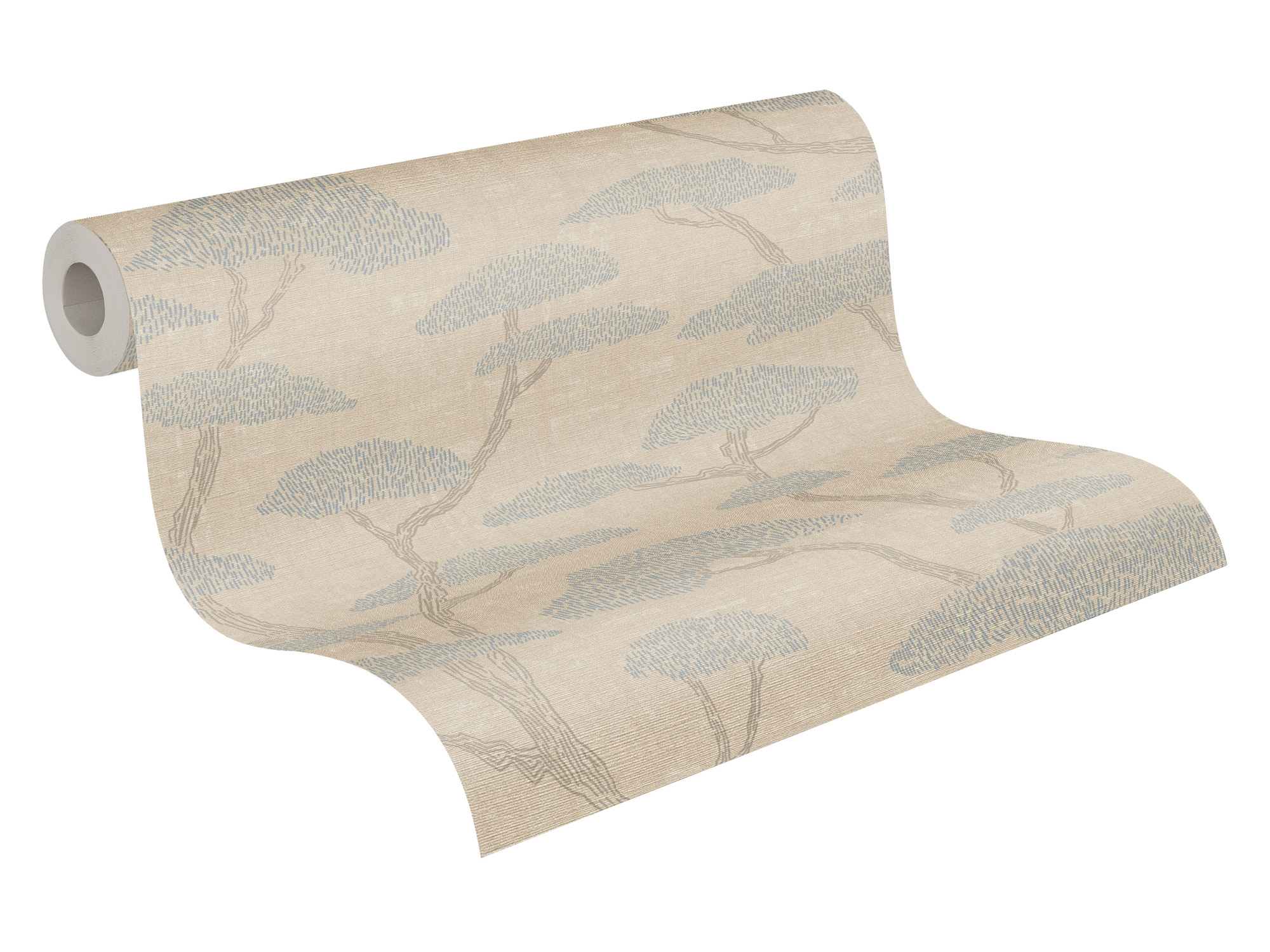 AS Vliestapete Nara Satintapete Baum tapete 387411