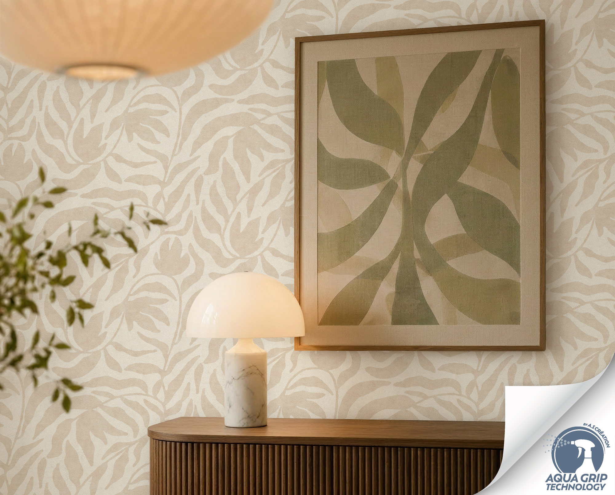 AS Vliestapete Cosiness Designdrop 2 Natur Beige 793141