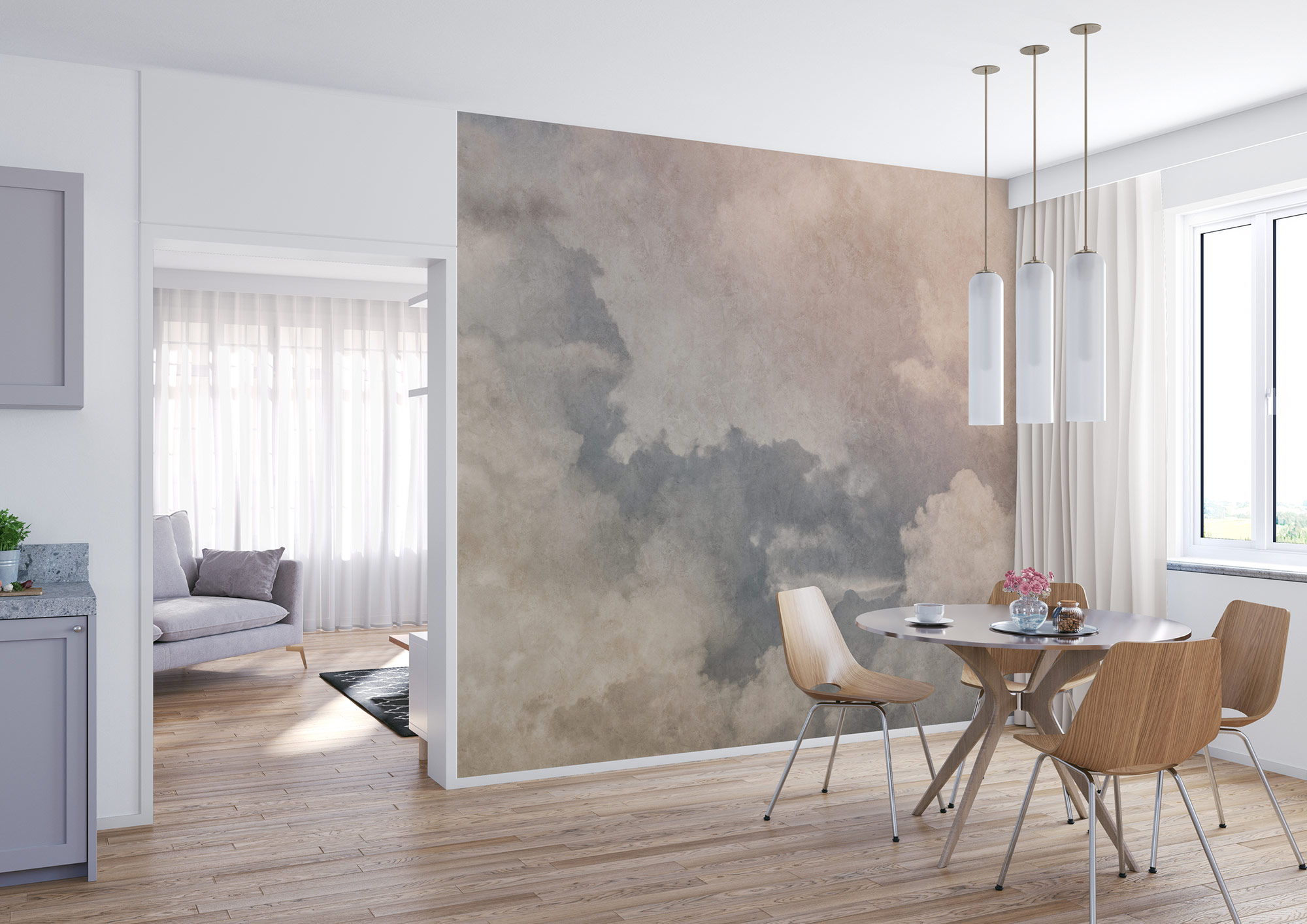 Rasch Fototapete Magic Walls Aquarell-Optik 363166