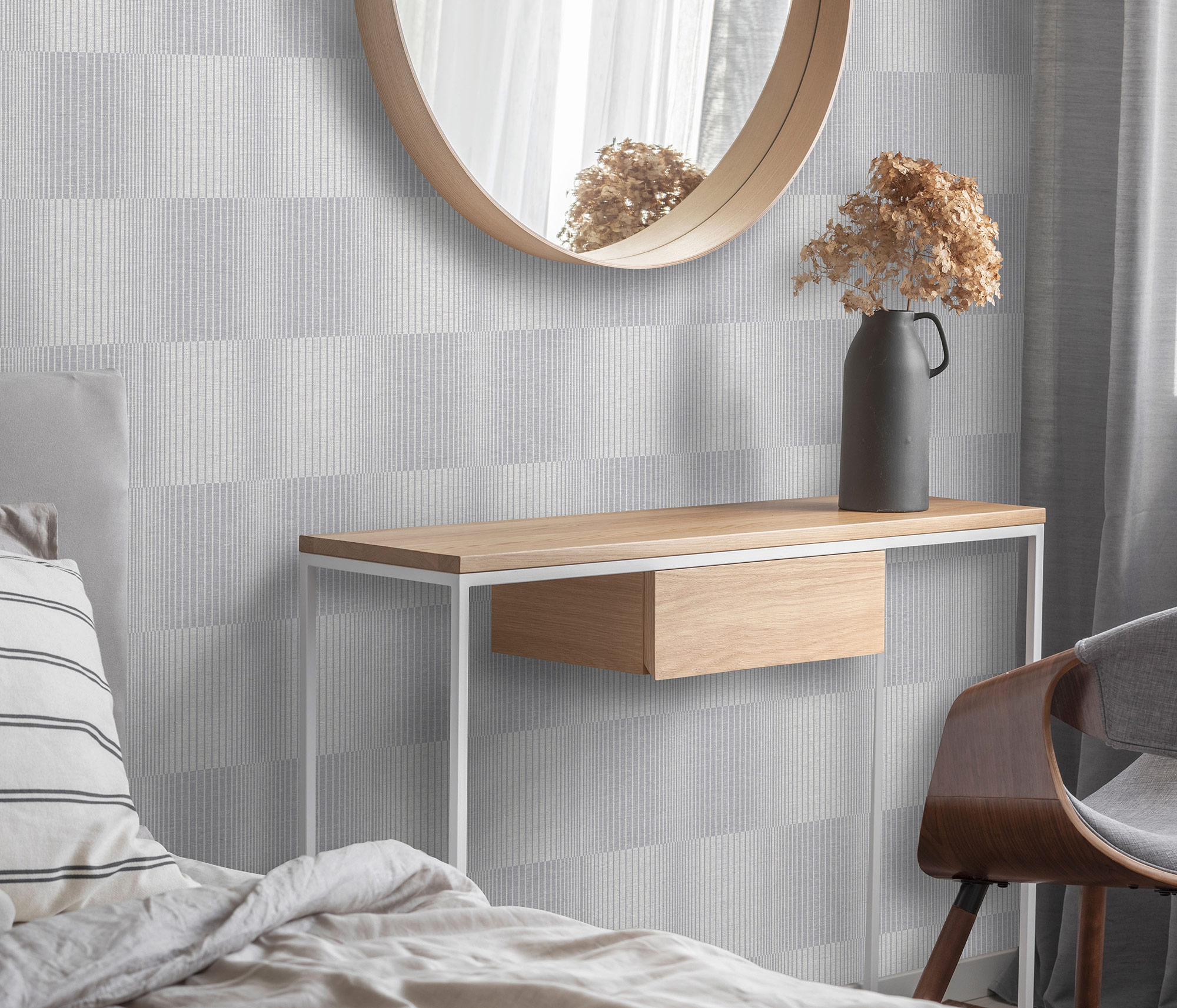 Erismann Vliestapete Code Nature grau 1021431