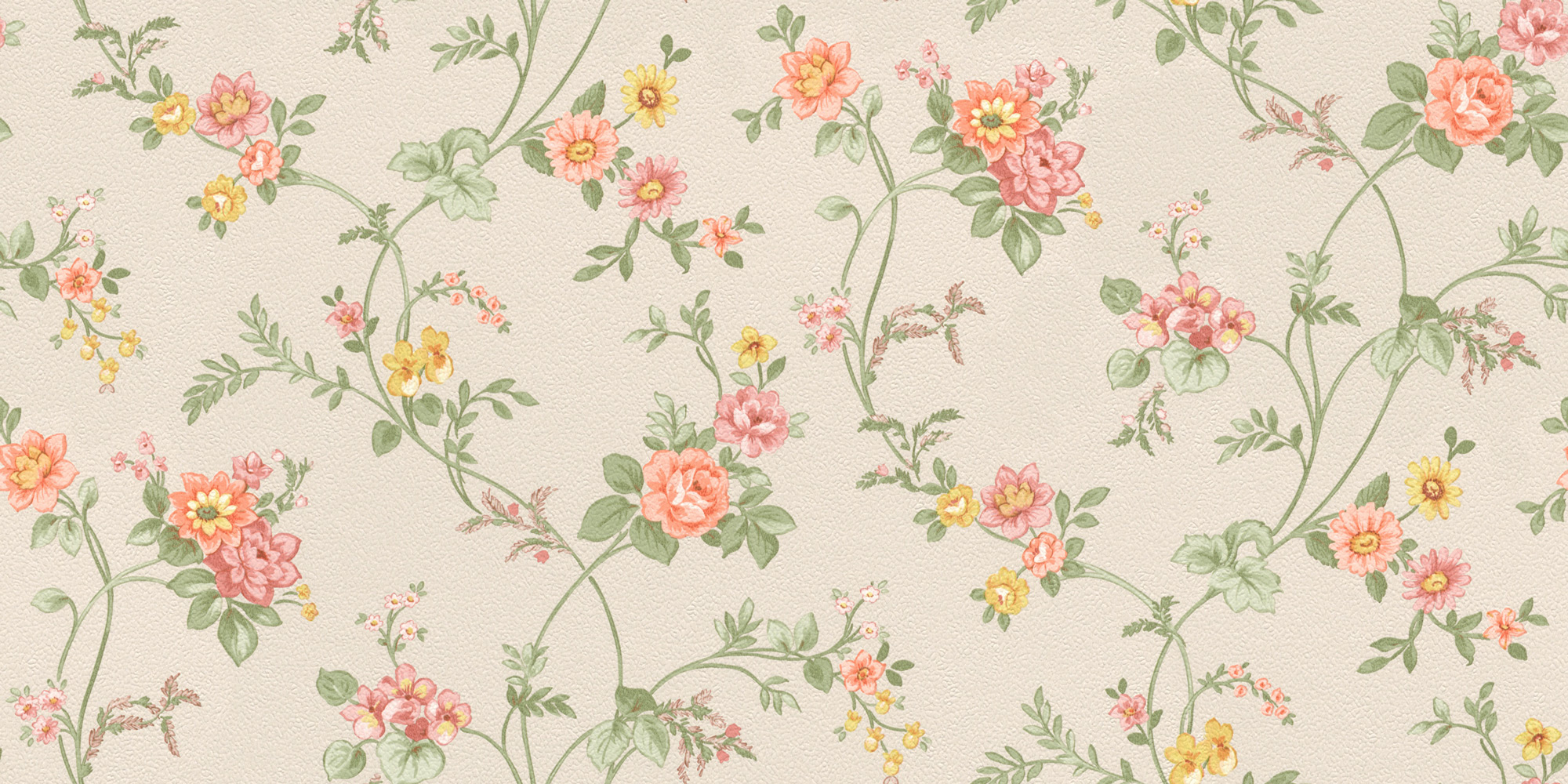 Rasch Textil Vliestapete Petite Fleur 5 Blumen 288345