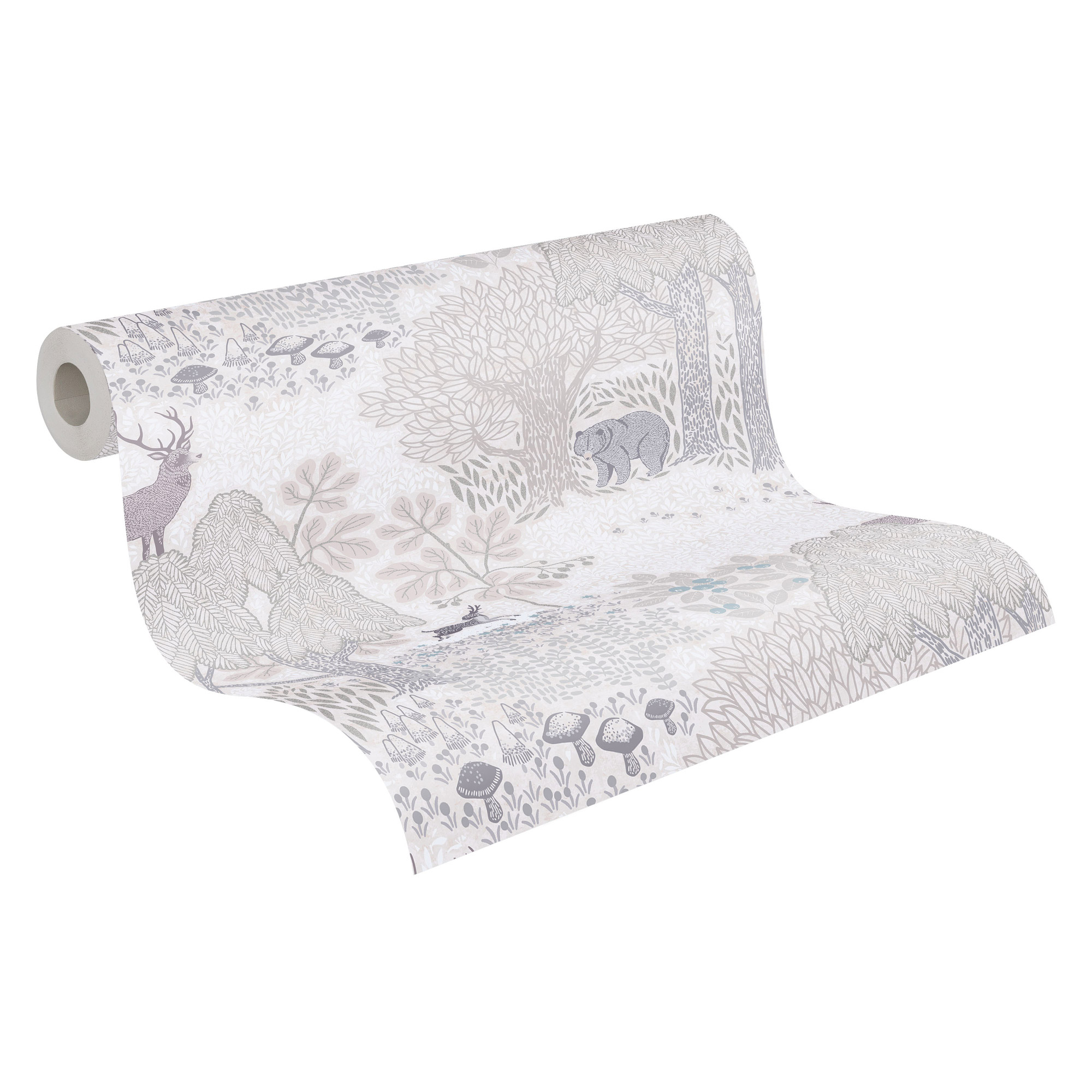 AS Vliestapete Lilly & Luis Wald Braun 771332