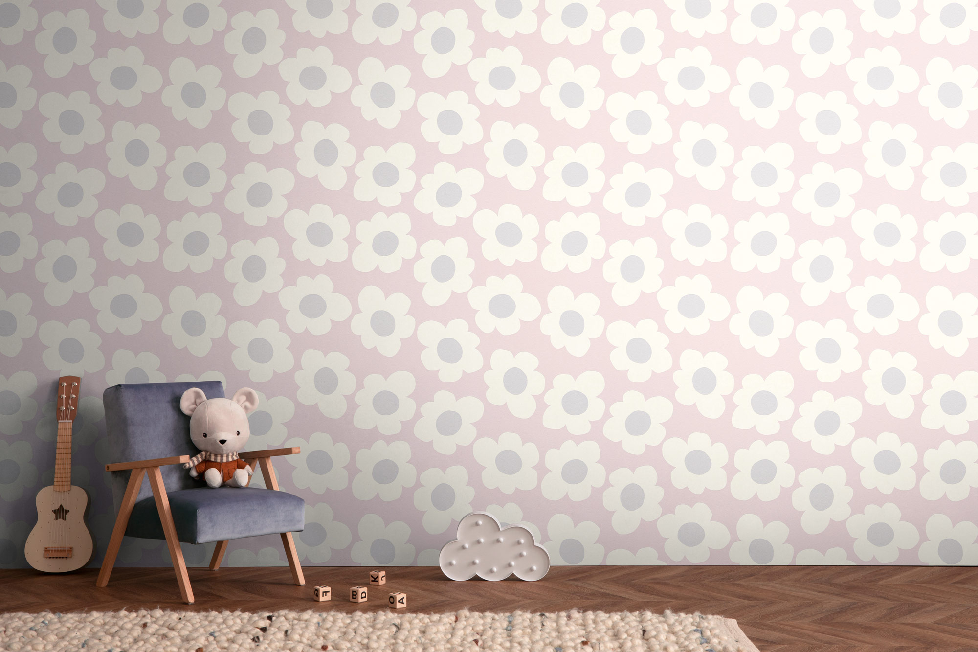 AS Vliestapete Kids Studio Kinderzimmertapete Rosa 792131