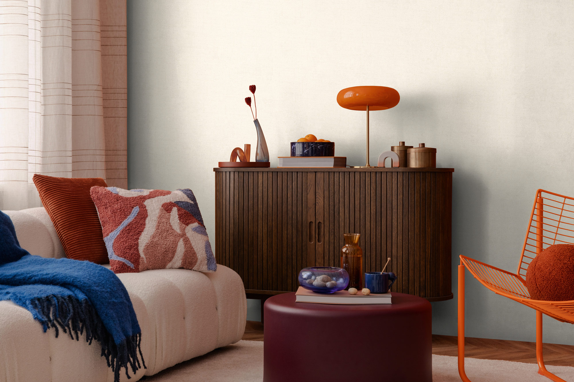 AS Vliestapete CosmoLiving Uni Weiß 790661