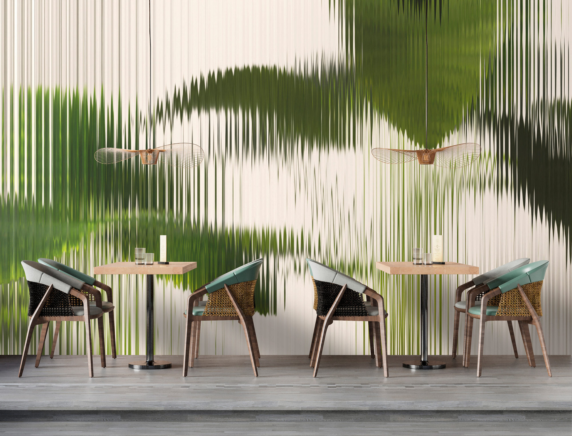 AS Fototapete Walls by Patel 5 Blätter Grün DD134969