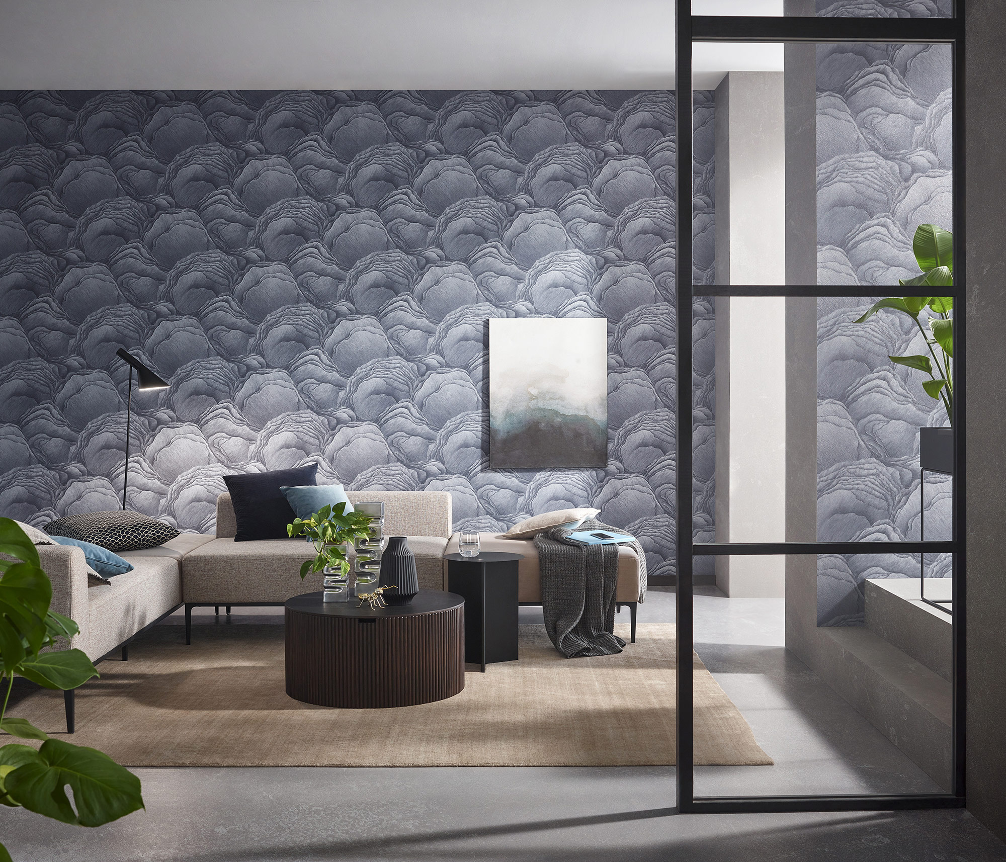 Erismann Vliestapete Focus blau 1029844