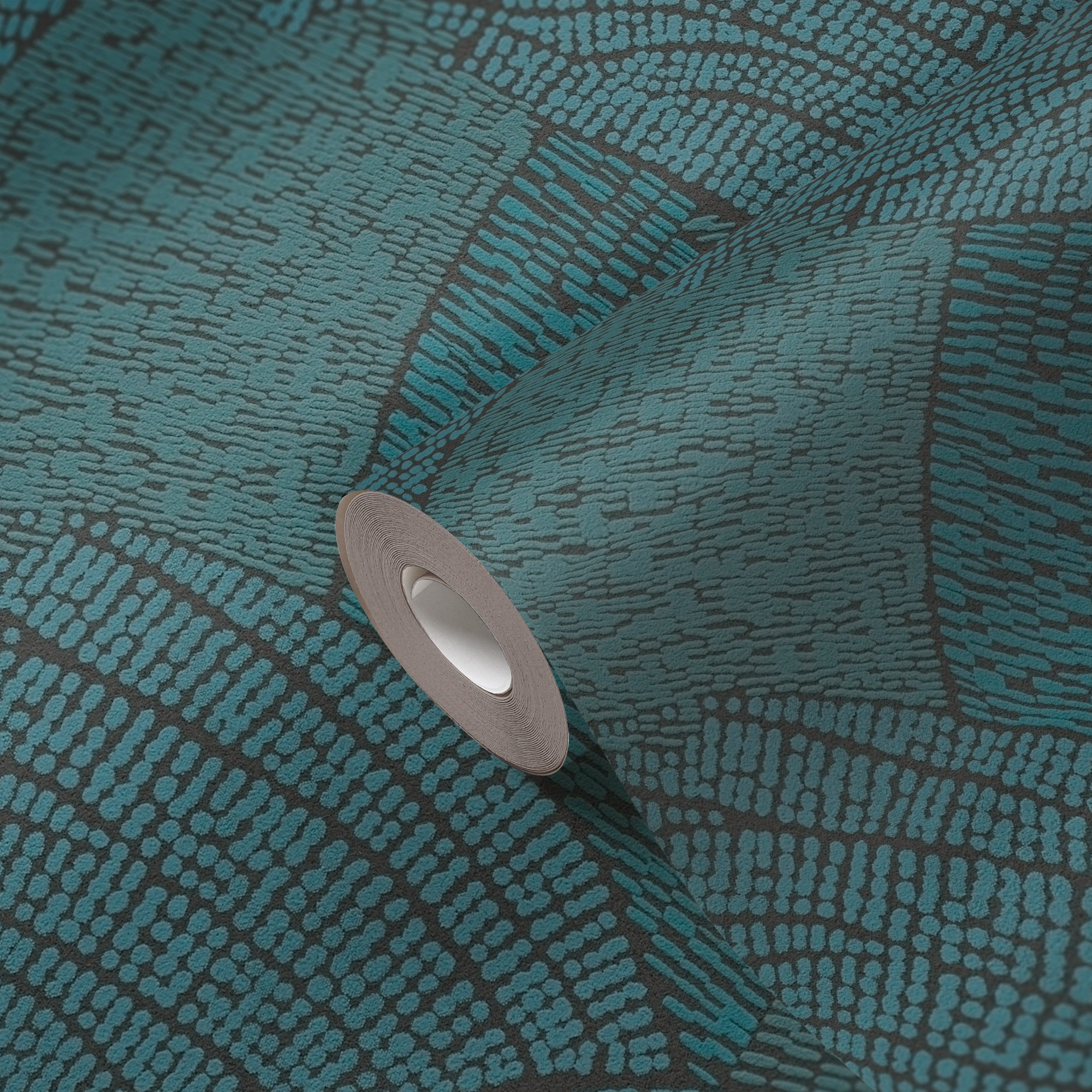 AS Vliestapete French Affair Struktur Blau 399353