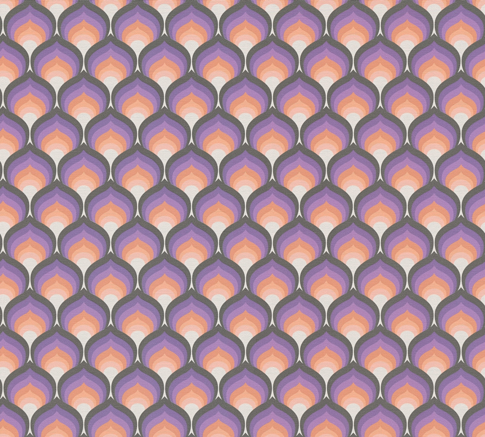 AS Creation Vliestapete Retro Chic Orange 395382