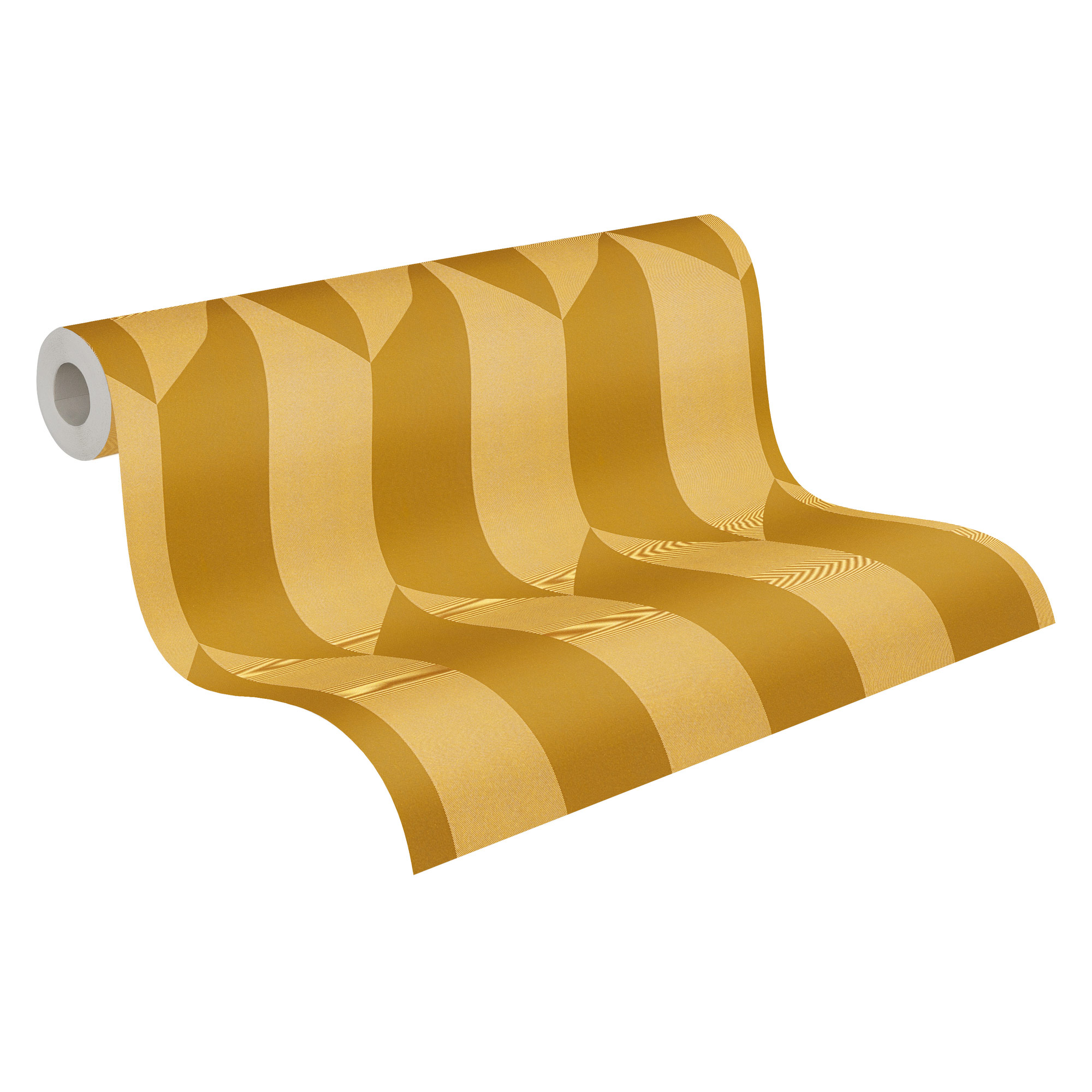 AS Vliestapete CosmoLiving 3D Gold 790866