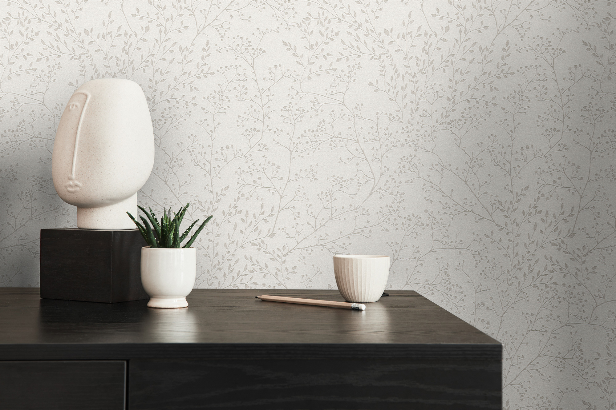 AS Vliestapete Casual Living Weiß Äste 381001