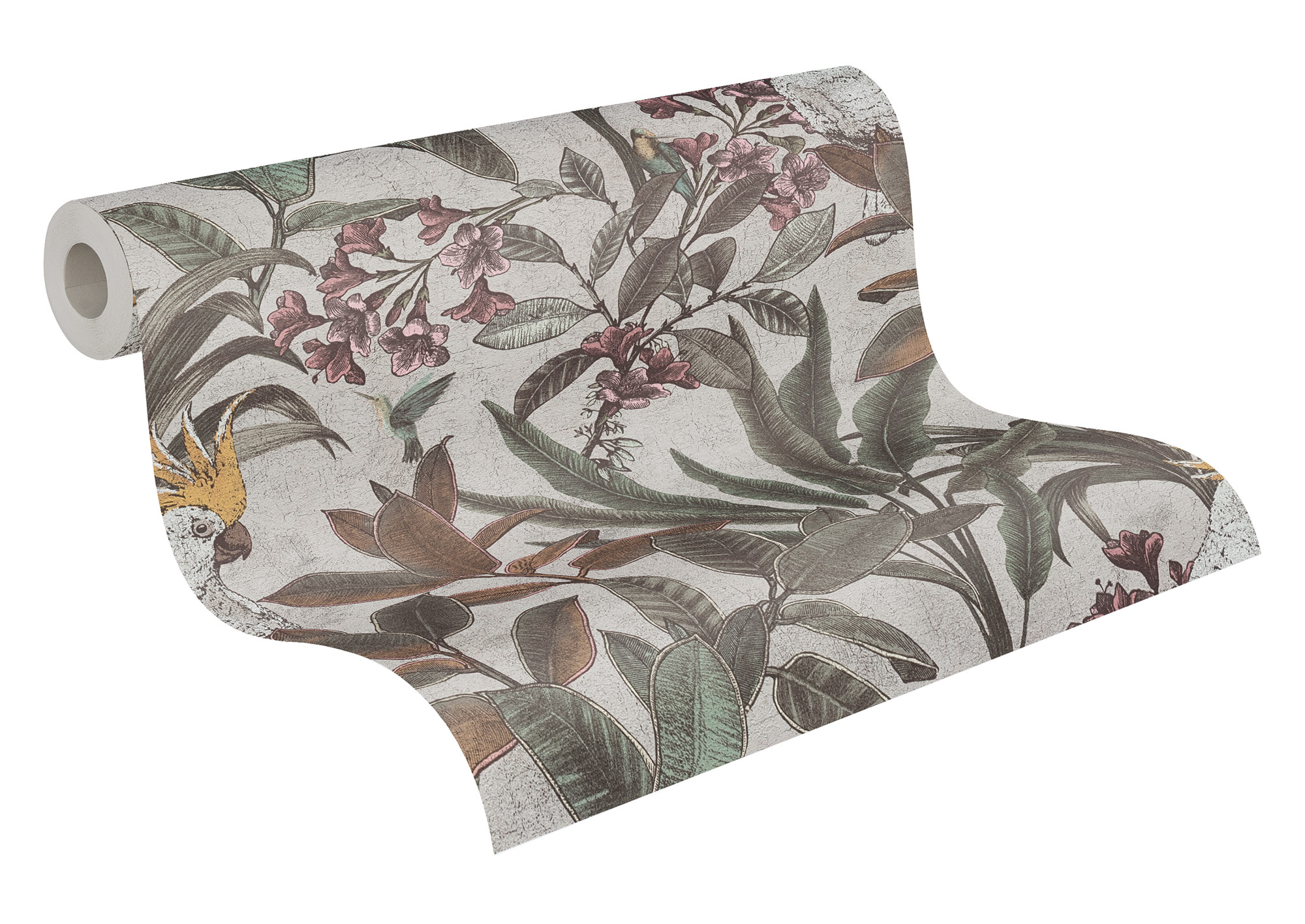 AS Vliestapete PintWalls II Papagei Grün 397484