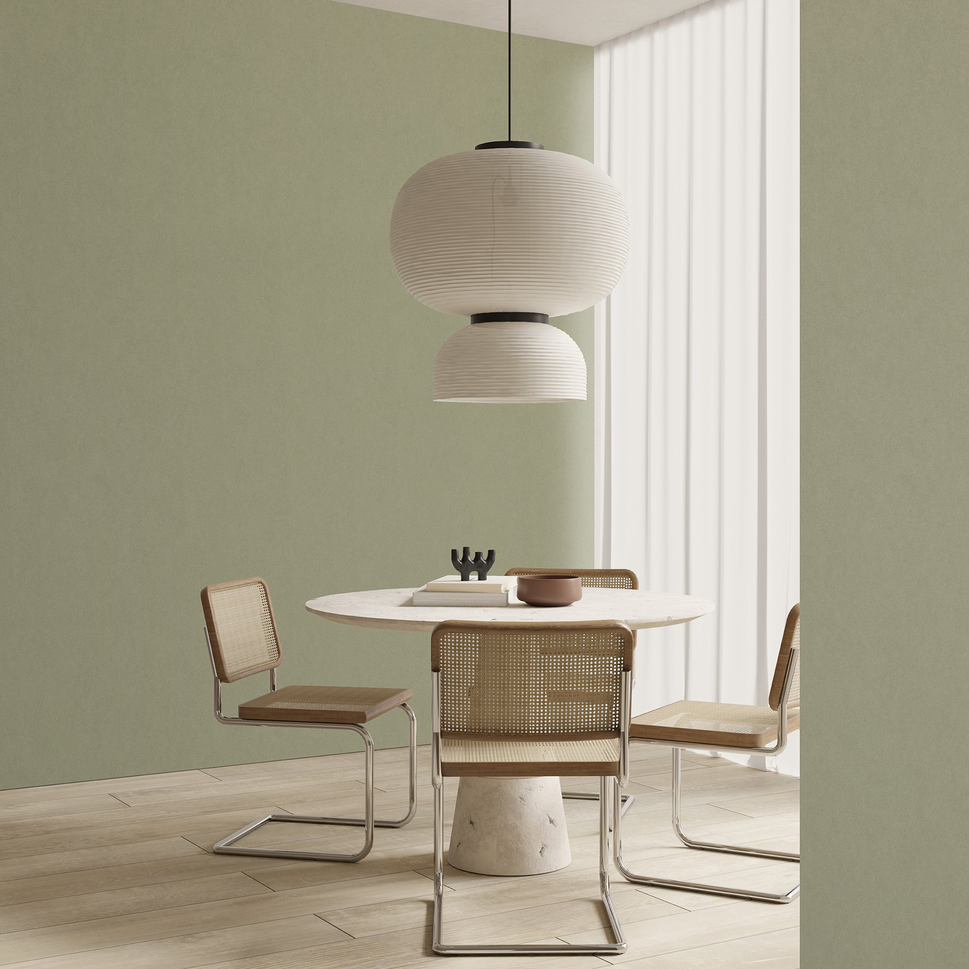 Hohenberger Vliestapete Chalk Chalk Uni Papyrus 65531