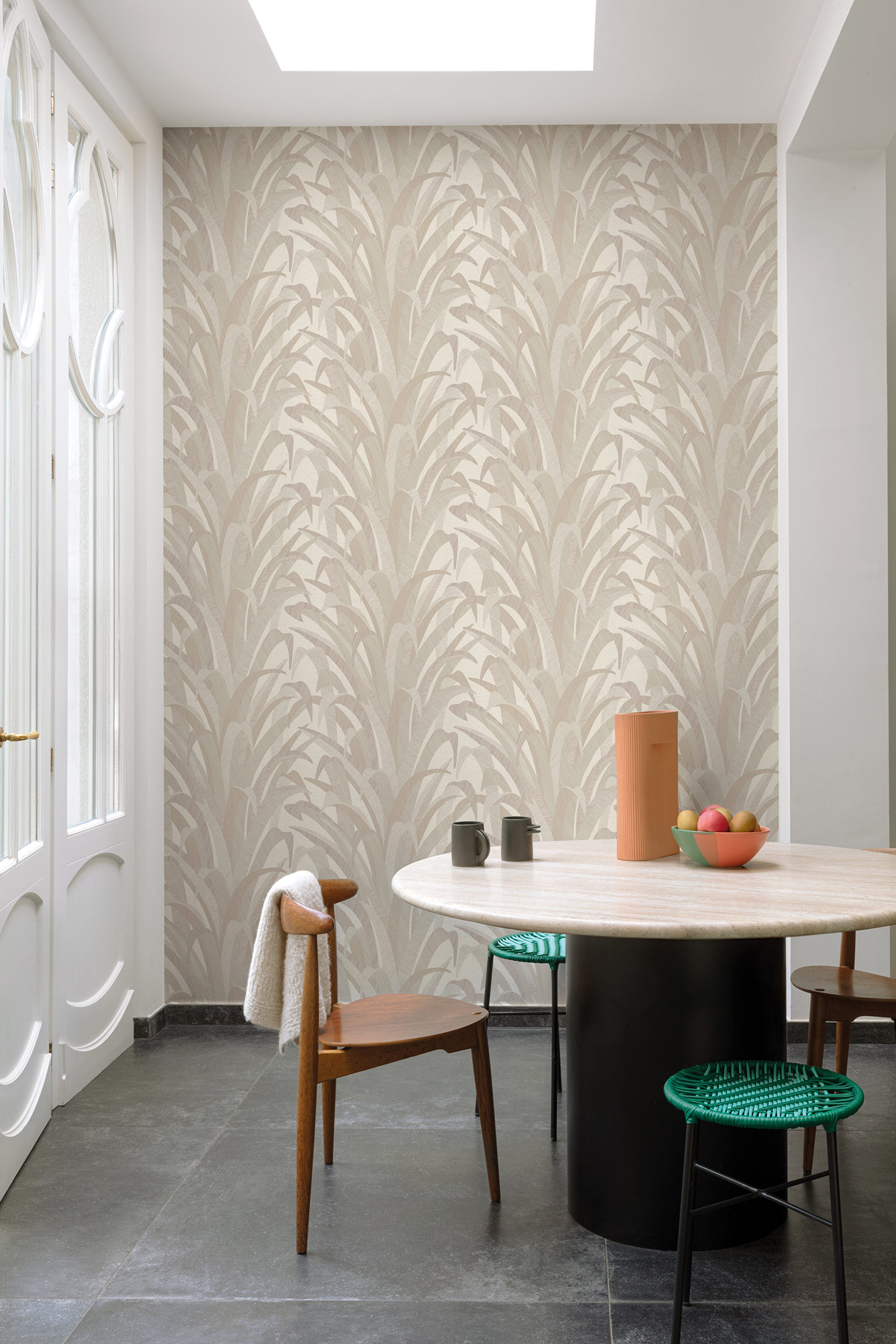 Grandeco Vliestapete Wood Blätter CU3009