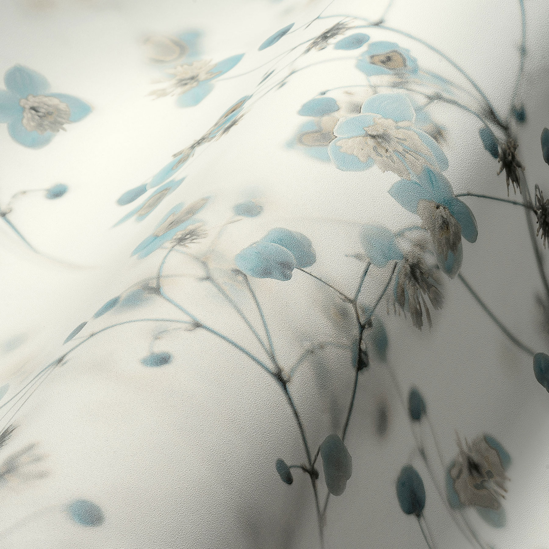 AS Vliestapete PintWalls Florale Tapete Blau 387262