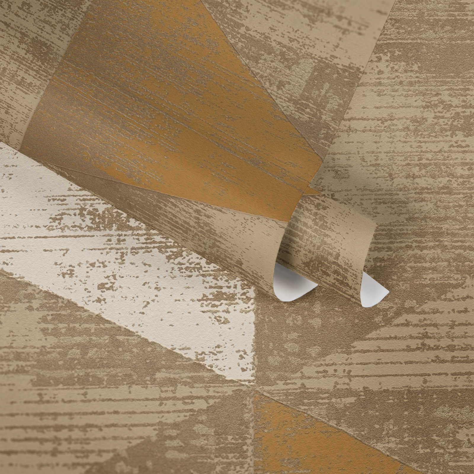 AS Creation Vliestapete Geo Effect gold 383536