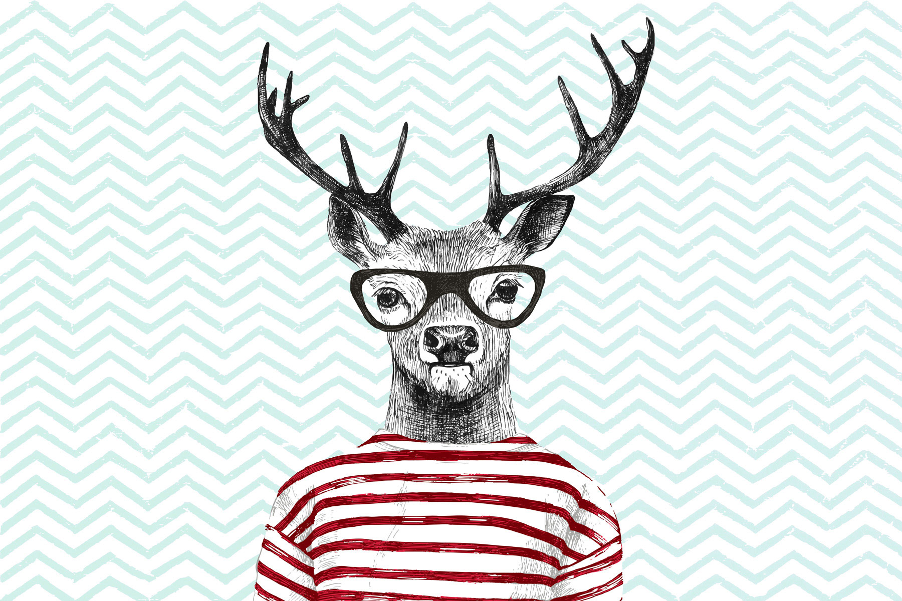 AS Leinwandbild Modern Deer 3 DD132133