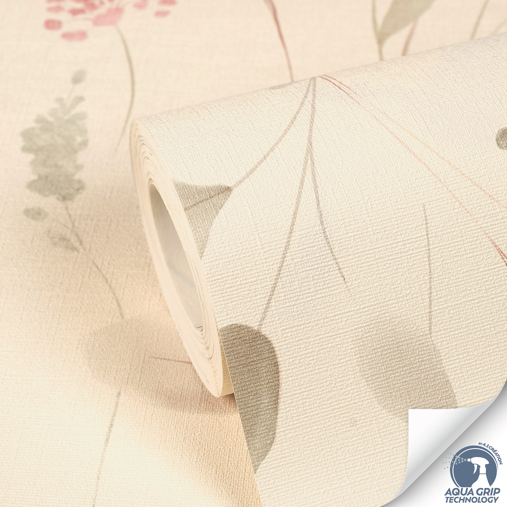 AS Vliestapete Cosiness Designdrop 2 Floral Weiß 792401