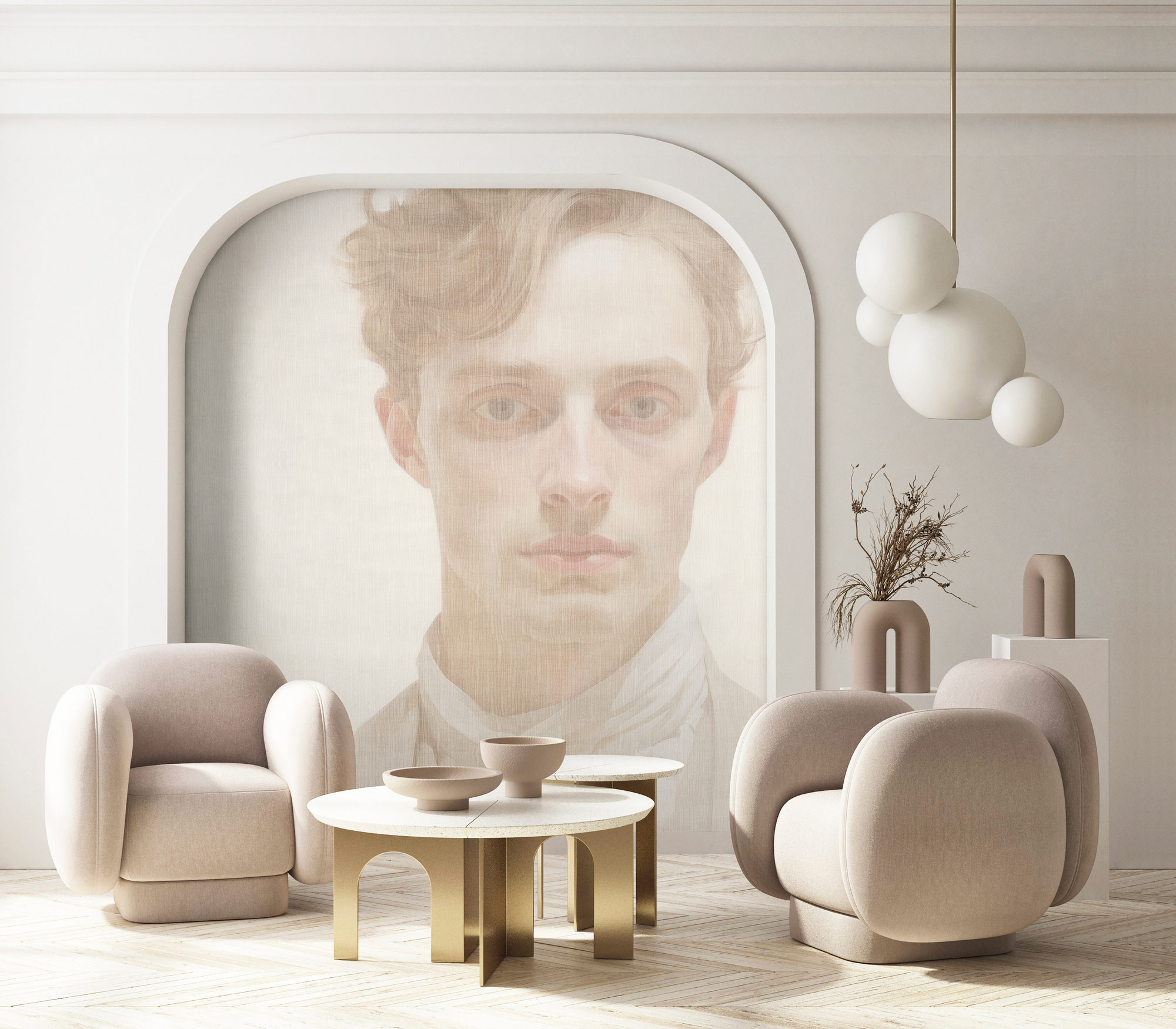 AS Fototapete Walls by Patel 5 Porträt Beige DD134741