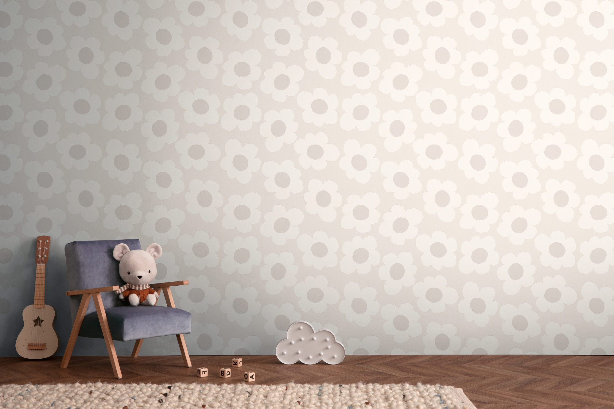 AS Vliestapete Kids Studio Kinderzimmertapete Creme 792132