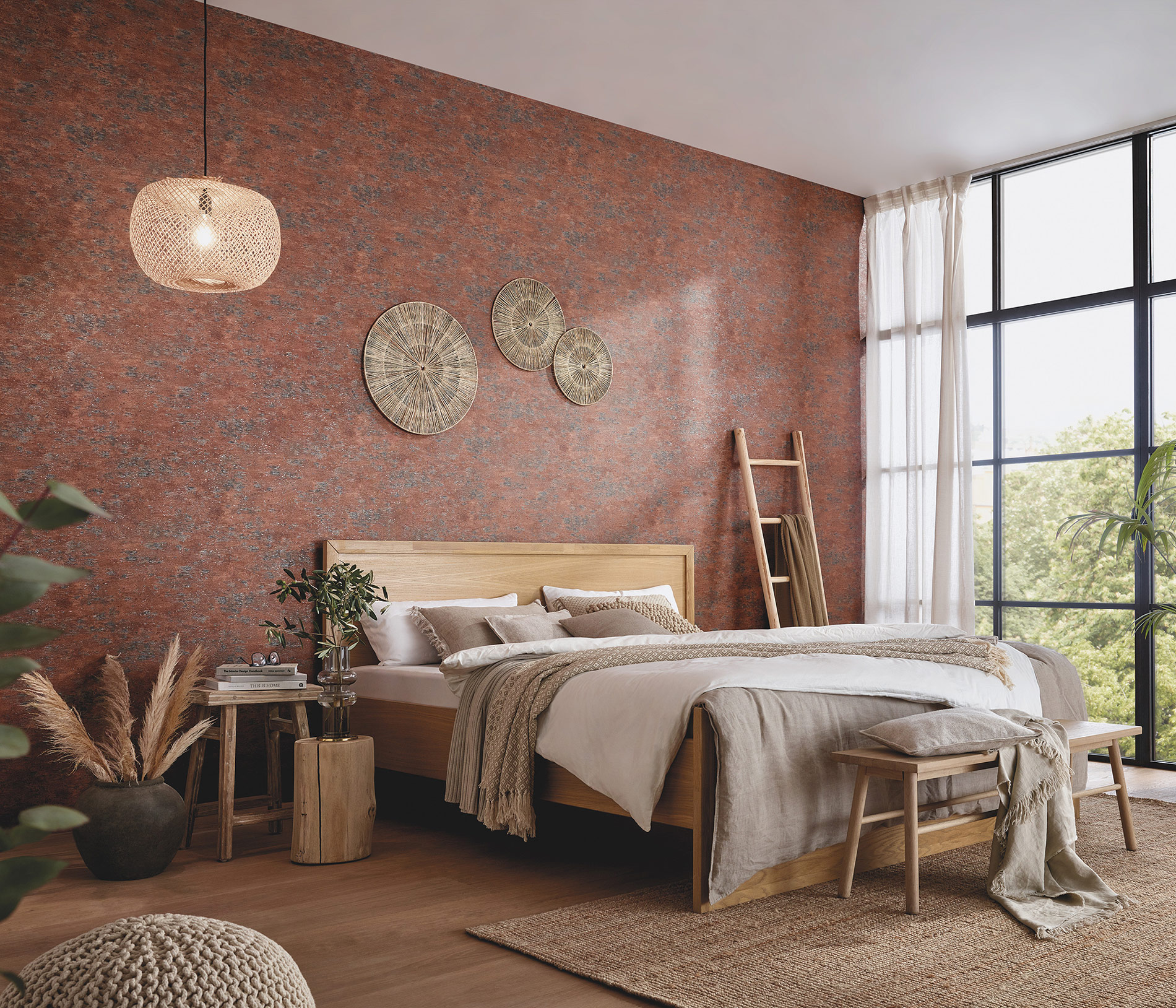 Erismann Vliestapete Focus rot 1029606