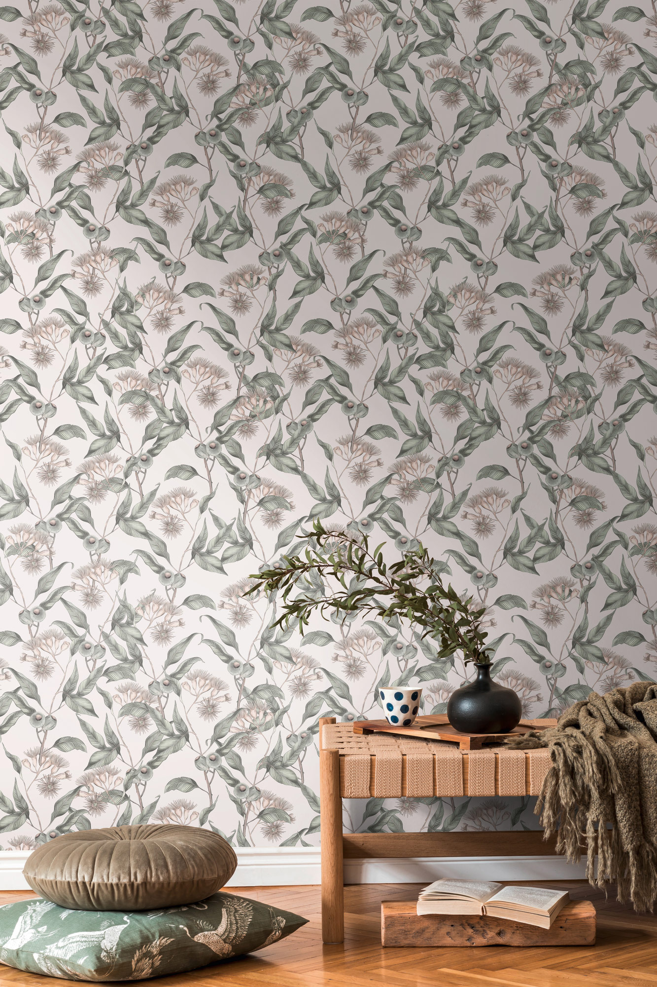 Livingwalls Vliestapete Drawn Into Nature Blätter 394304