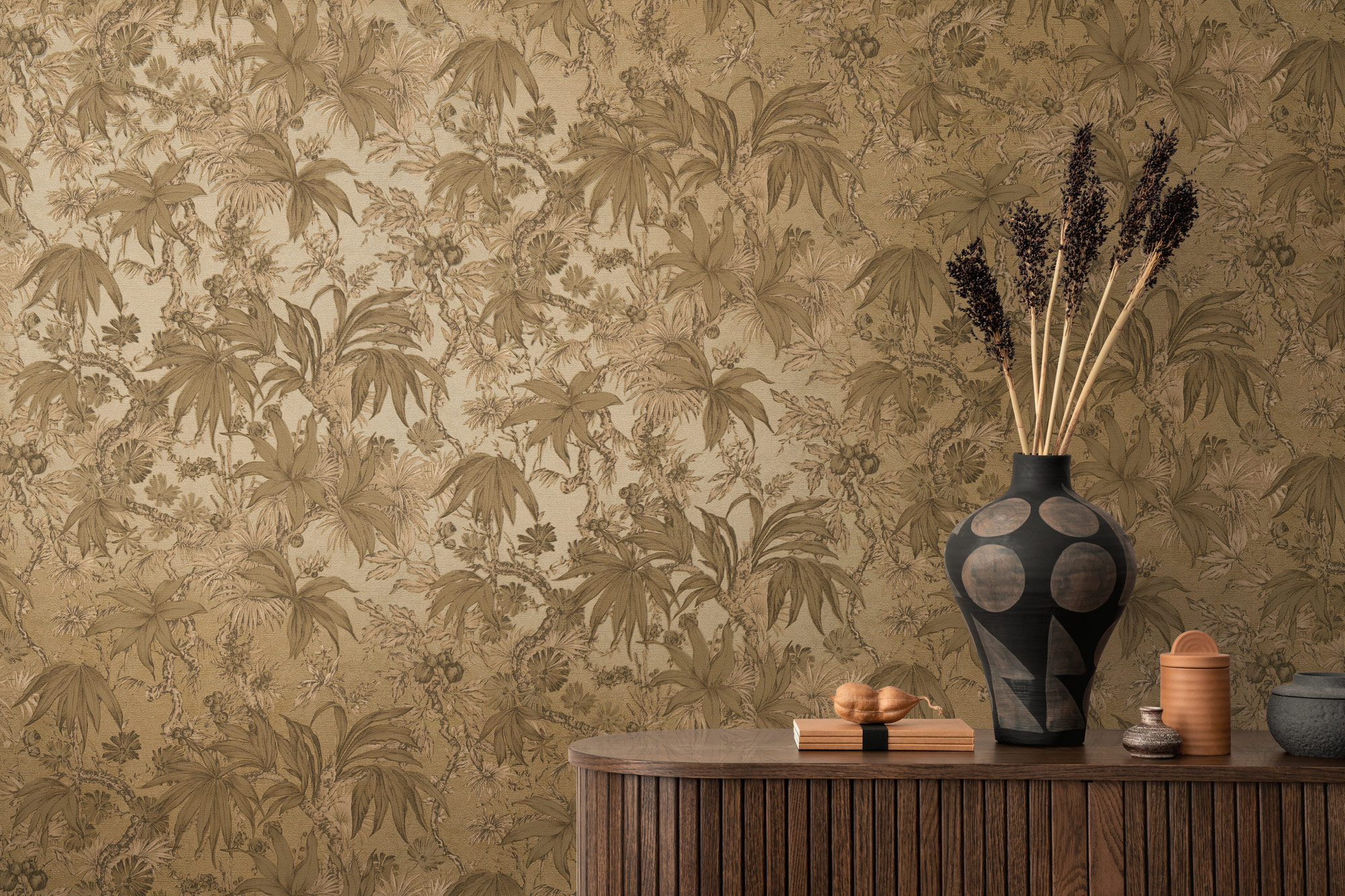 AS Vliestapete History of Art 2 Floral Braun 790472